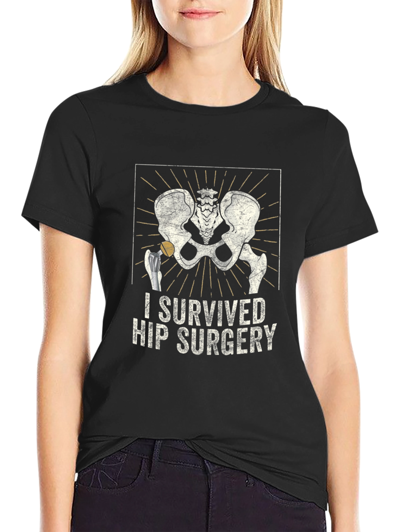 Hip Surgery Survivor Graphic Tee