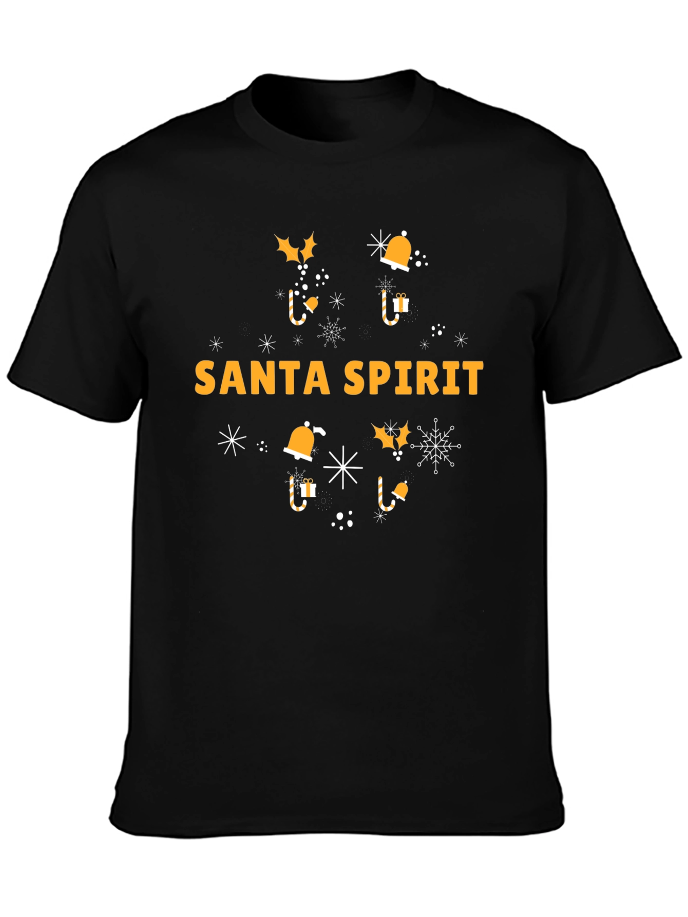 Santa Spirit T-Shirt Holiday Tee Festive Fashion