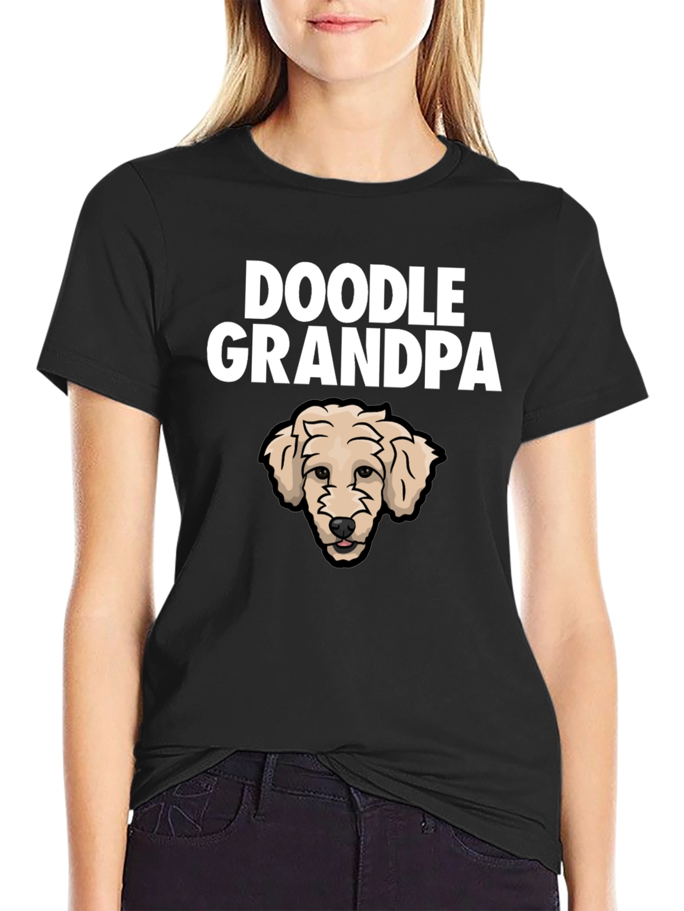 Doodle Grandpa Graphic T-Shirt - Perfect Dog Lover Gift
