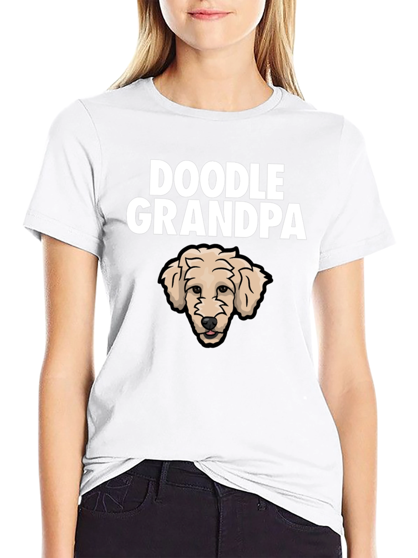 Doodle Grandpa Graphic T-Shirt - Perfect Dog Lover Gift