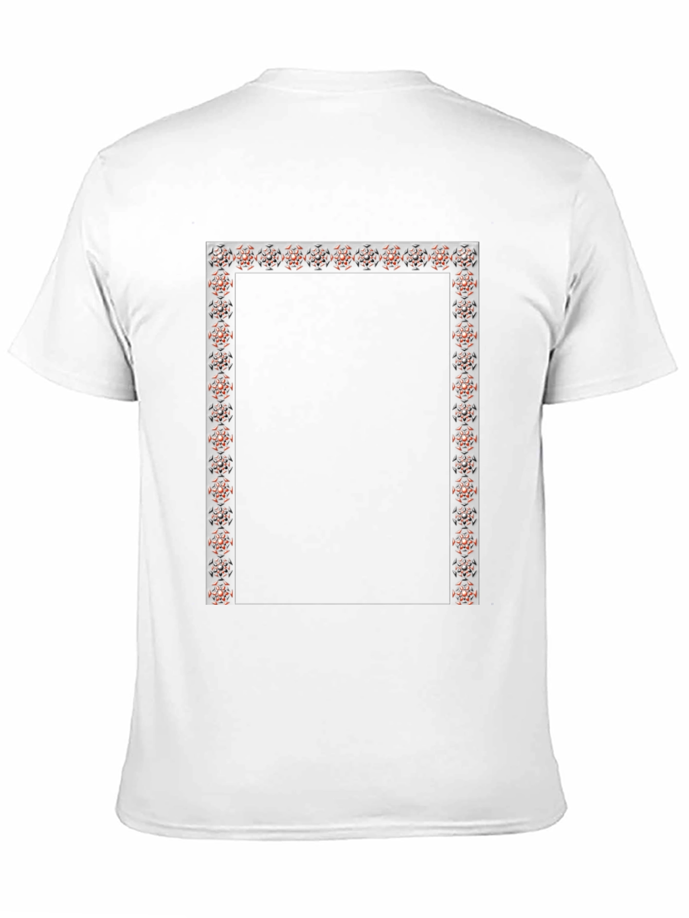 Geometric Frame Black Tee