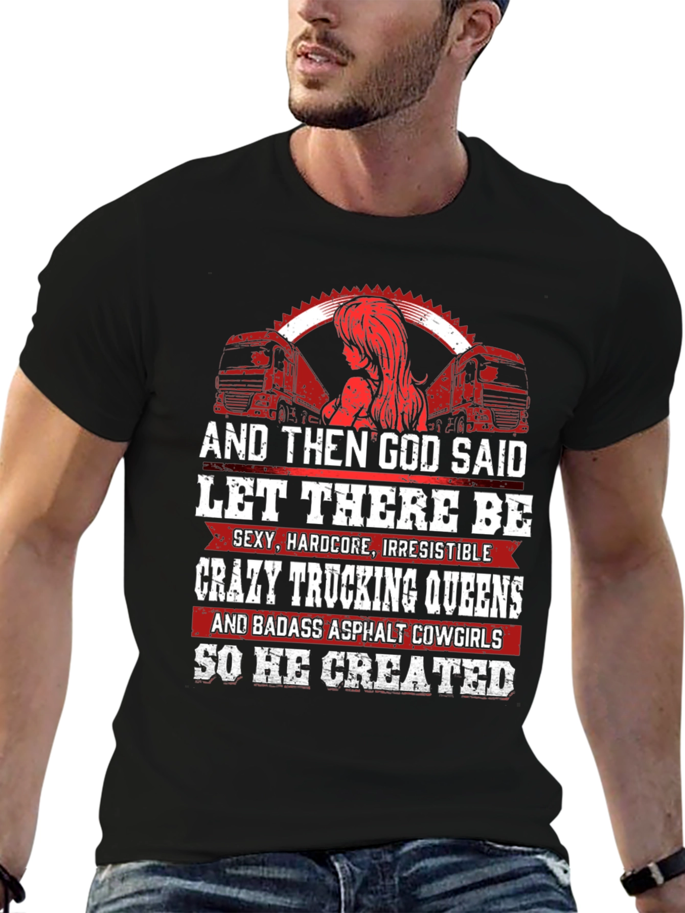 Crazy Trucking Queens T-Shirt