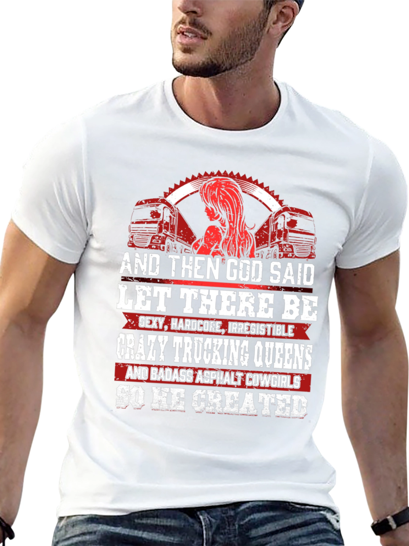 Crazy Trucking Queens T-Shirt