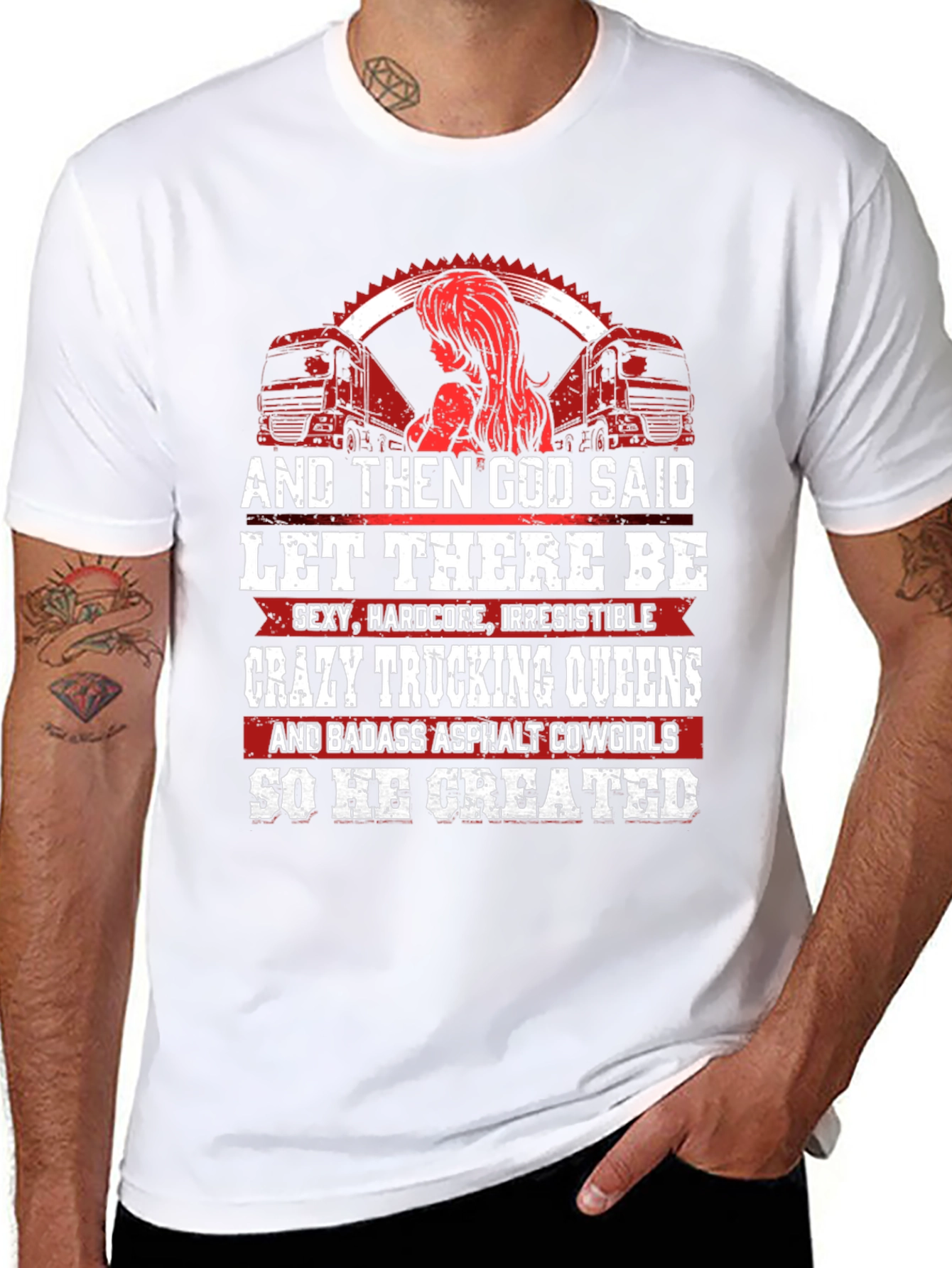 Crazy Trucking Queens T-Shirt