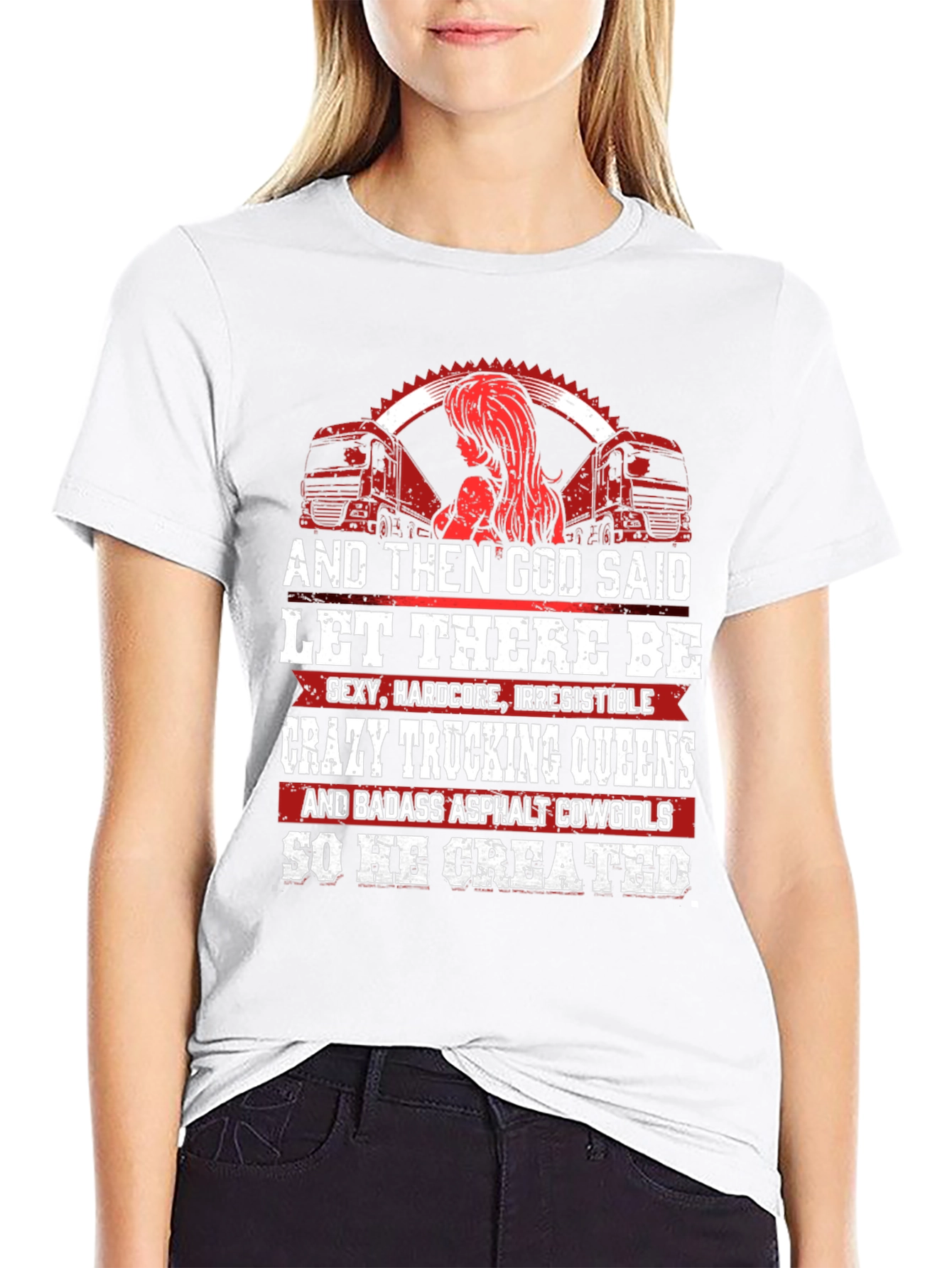 Crazy Trucking Queens T-Shirt
