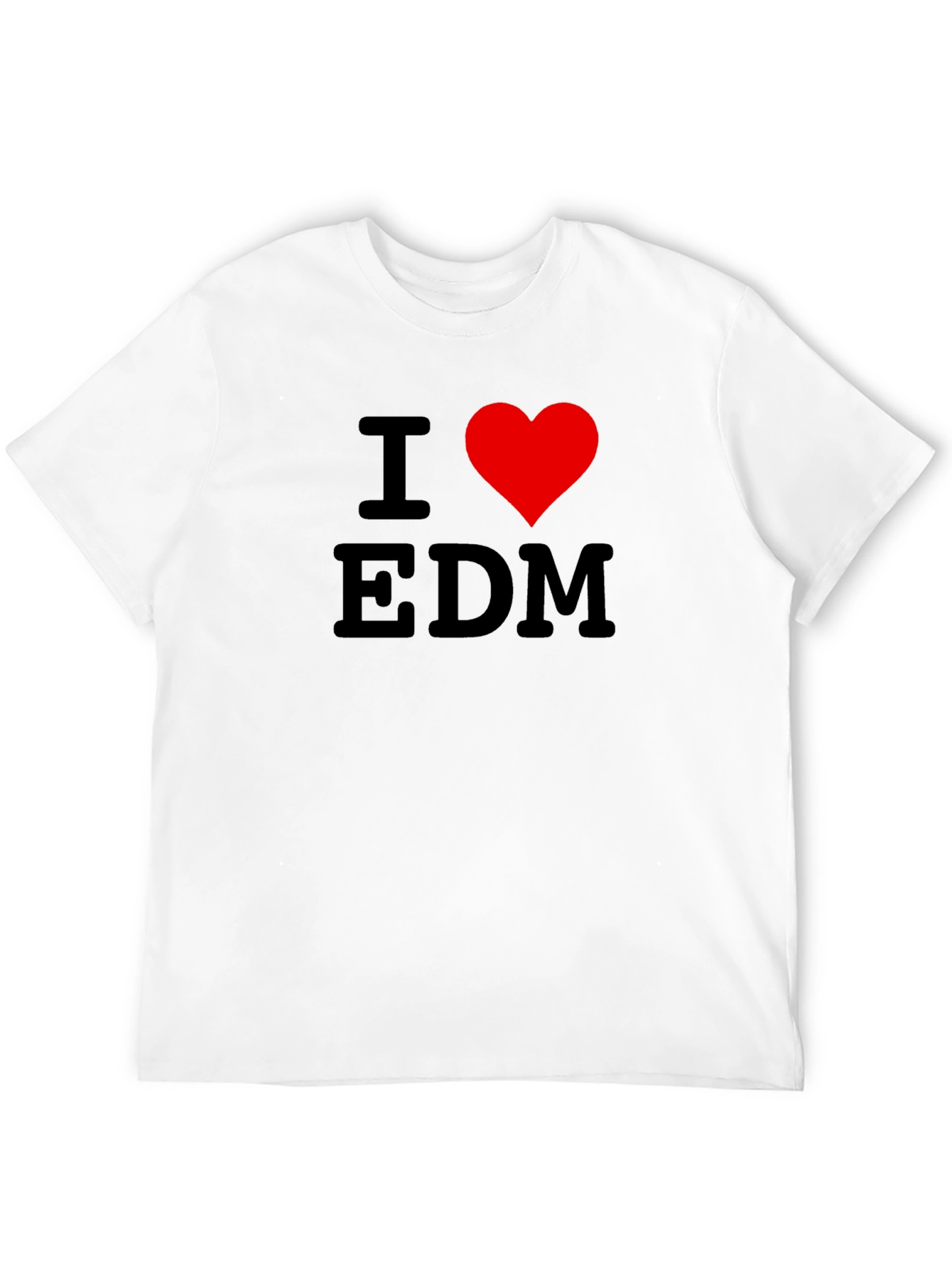 I Love EDM Black T-Shirt