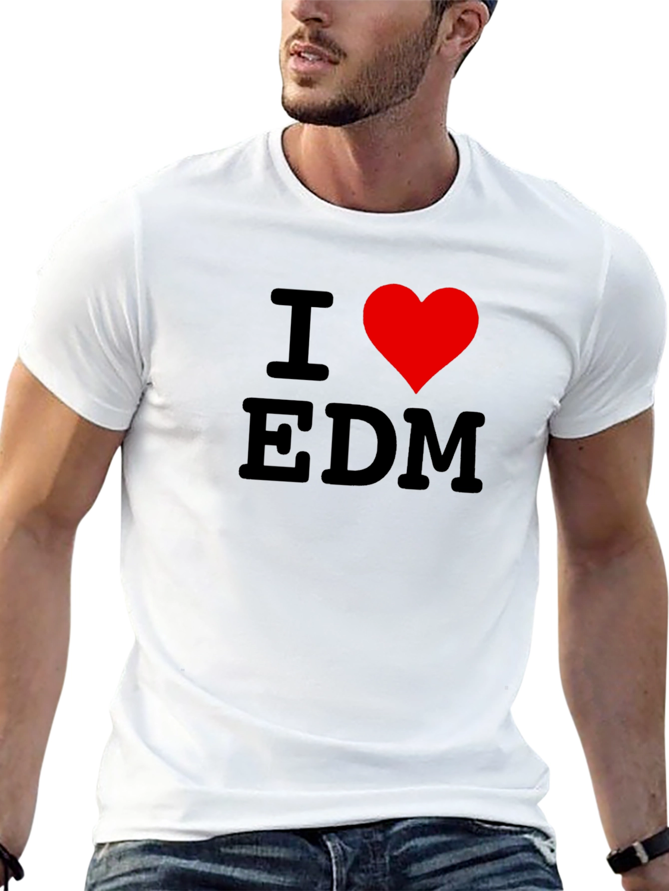 I Love EDM Black T-Shirt