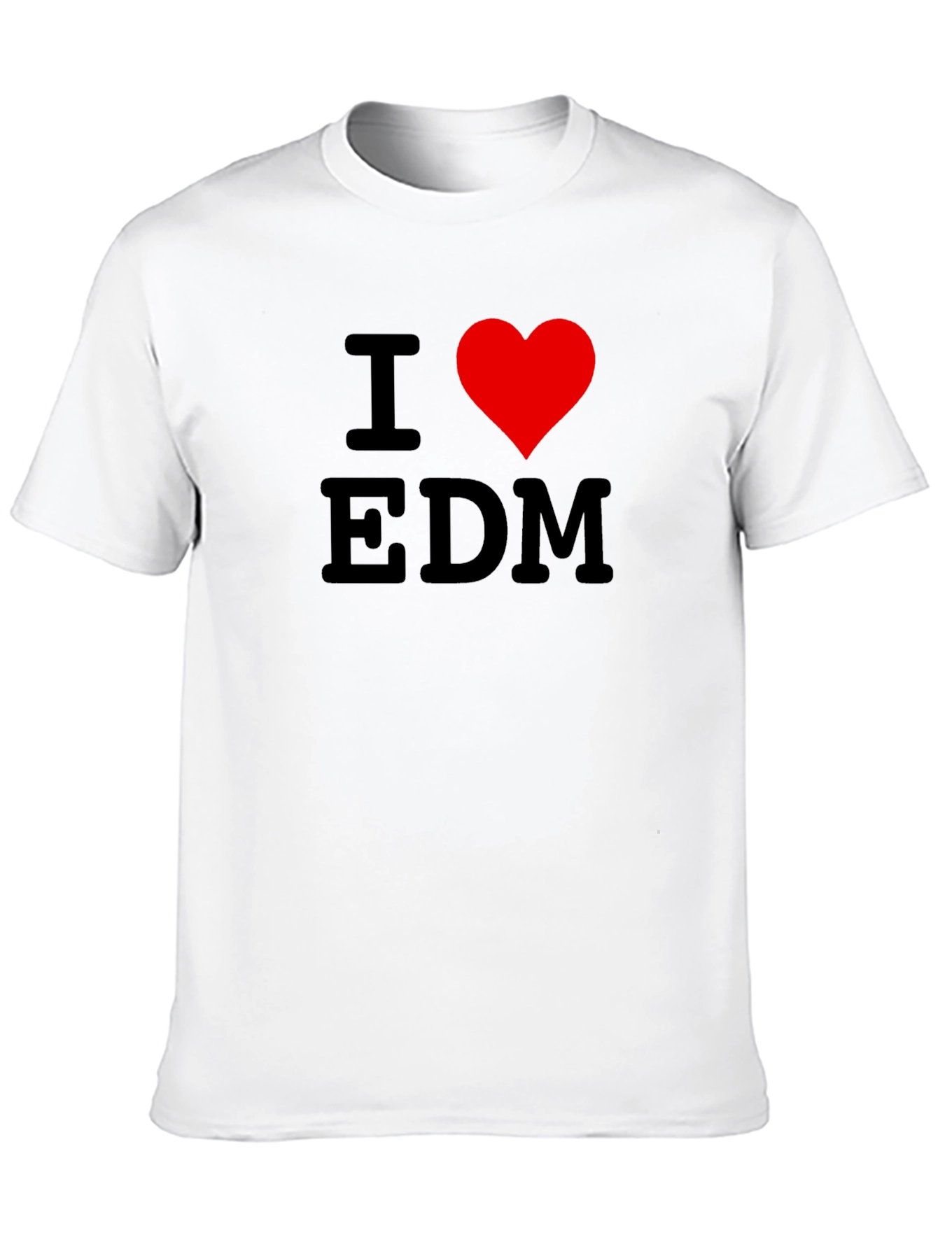 I Love EDM Black T-Shirt
