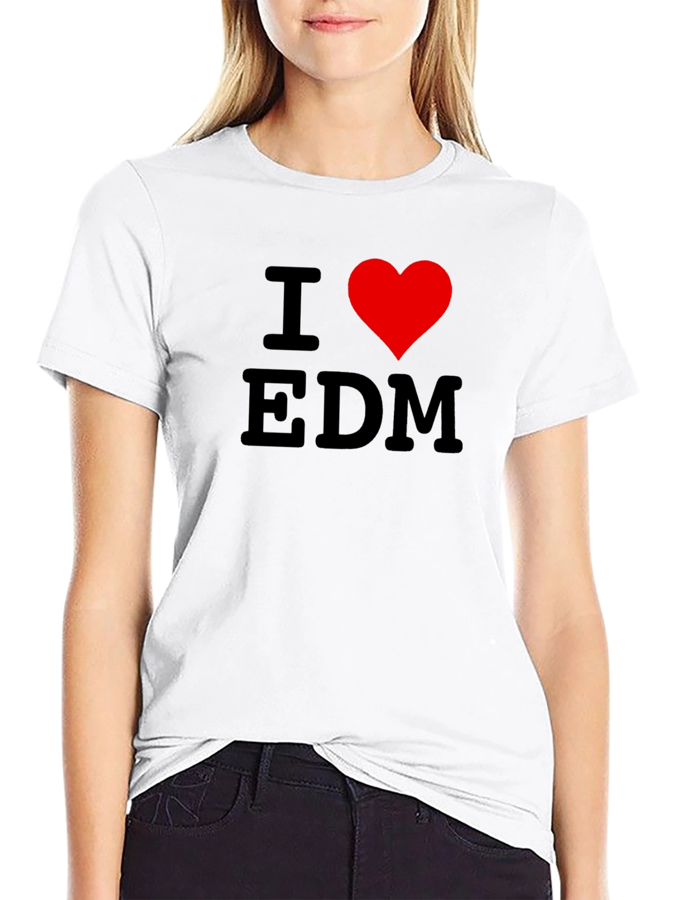 I Love EDM Black T-Shirt