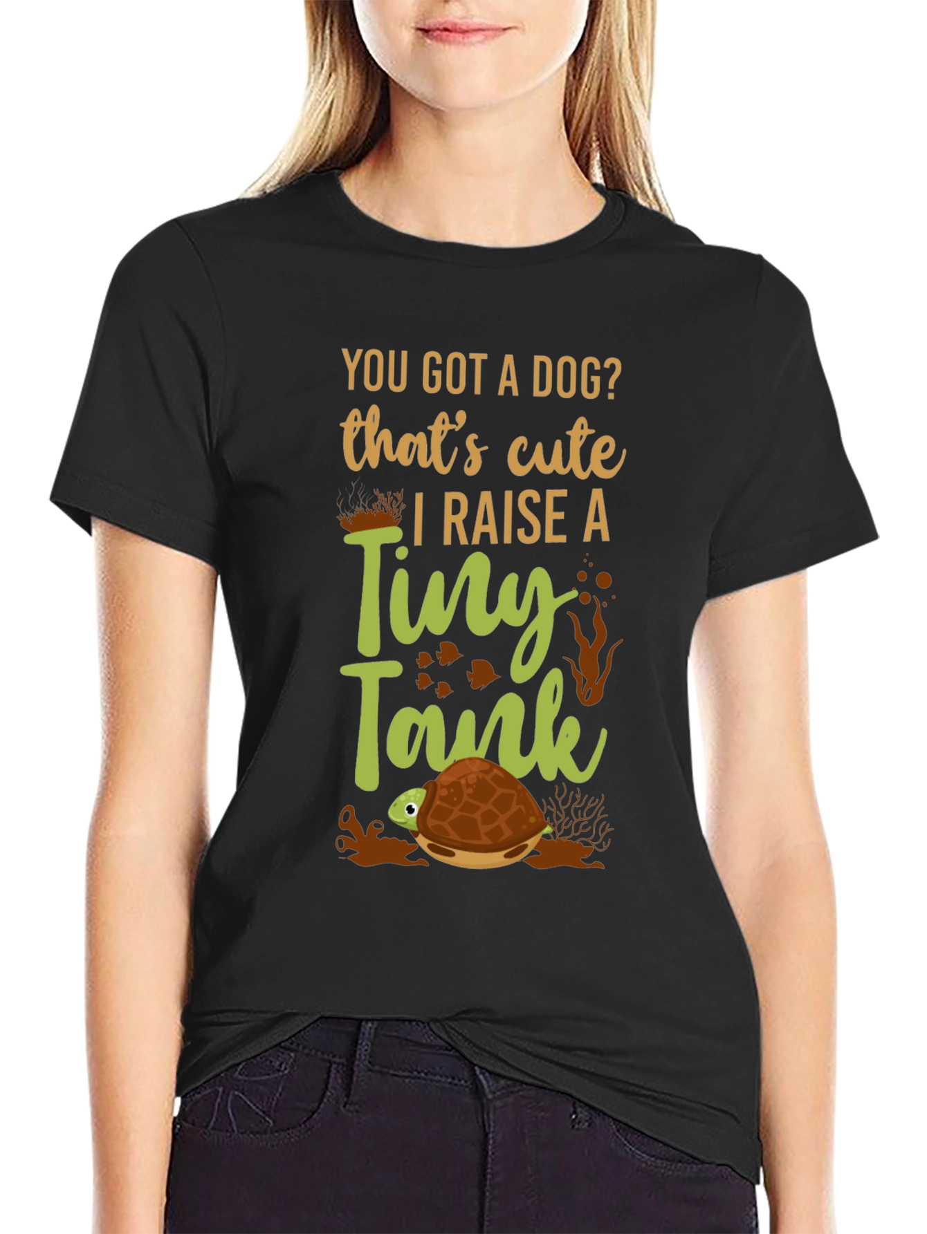 Funny Turtle Tank T-Shirt - You Got A Dog?