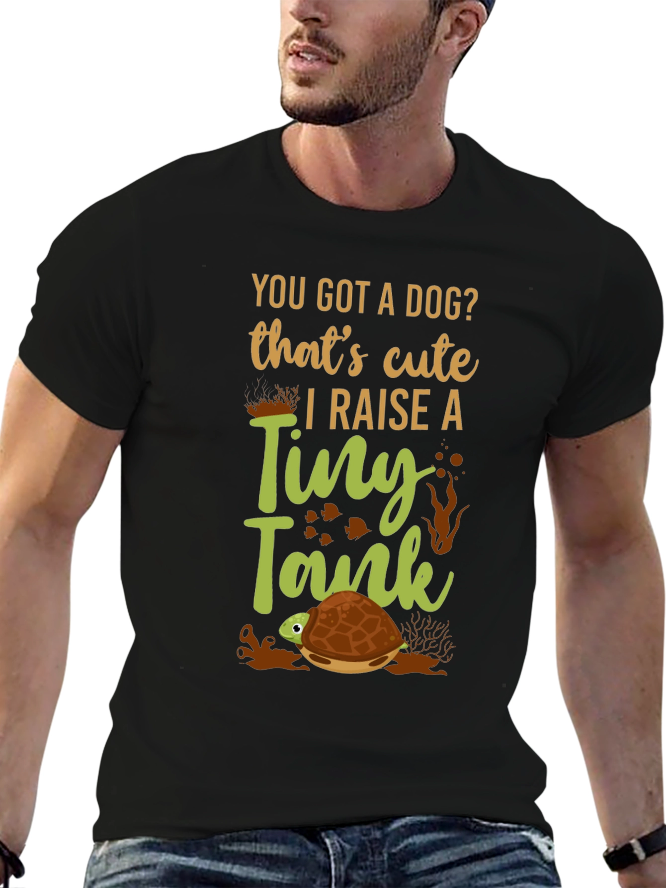 Funny Turtle Tank T-Shirt - You Got A Dog?
