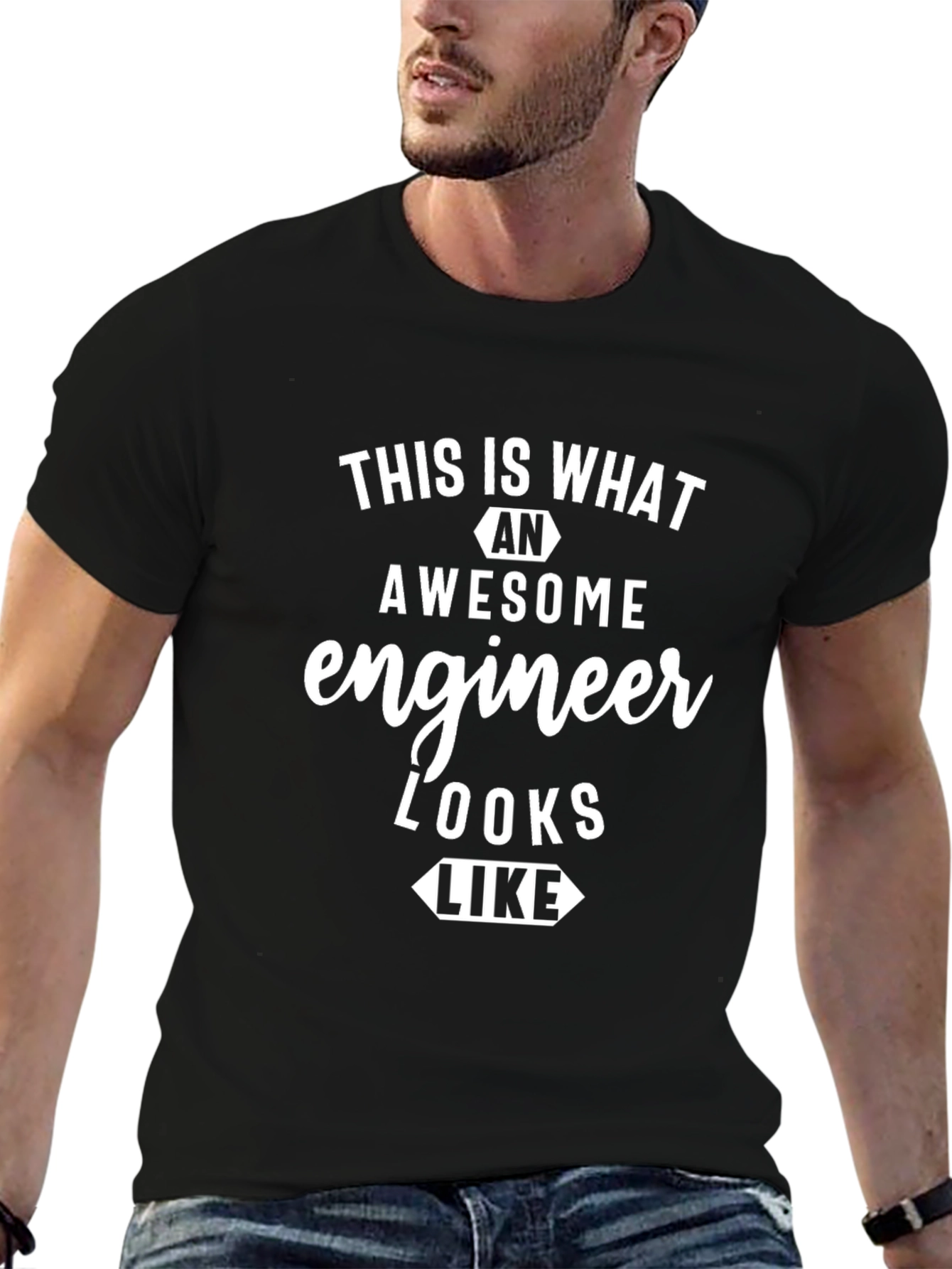 Awesome Engineer T-Shirt - Black