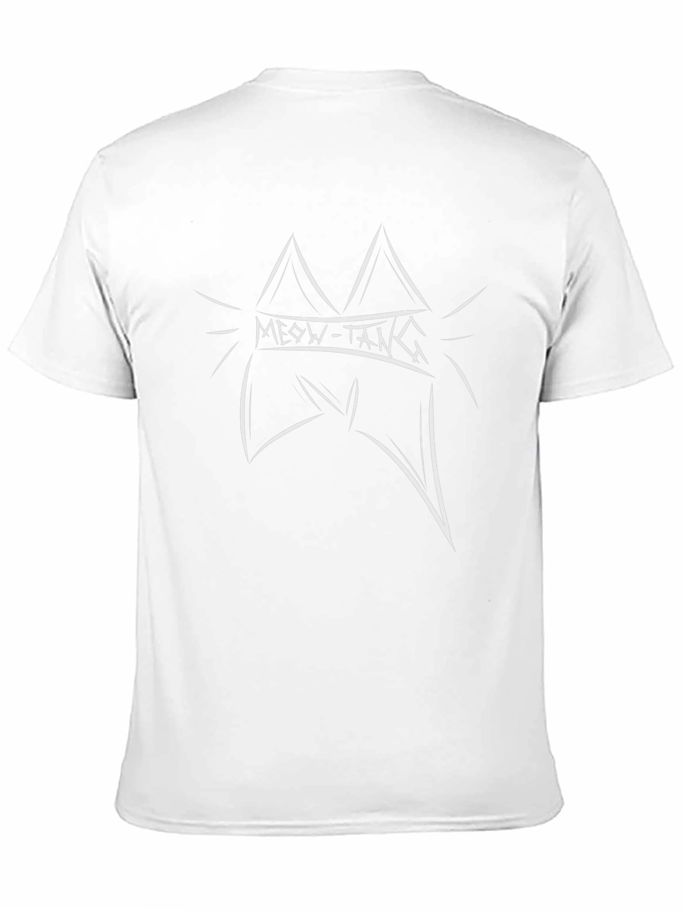 Meow-Tang Clan Black Graphic T-Shirt