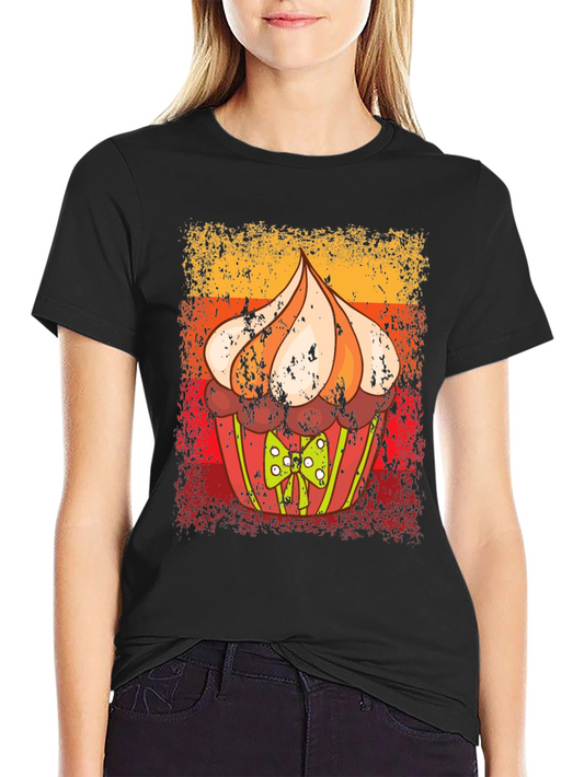 Retro Cupcake T-Shirt - Sweet Treat Tee