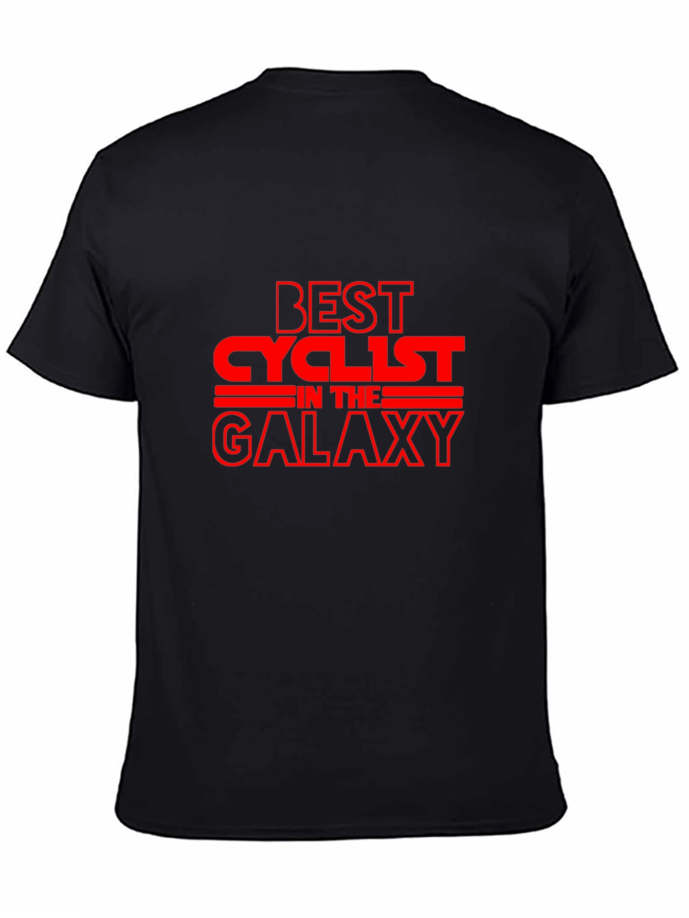 Best Cyclist in the Galaxy Black T-Shirt
