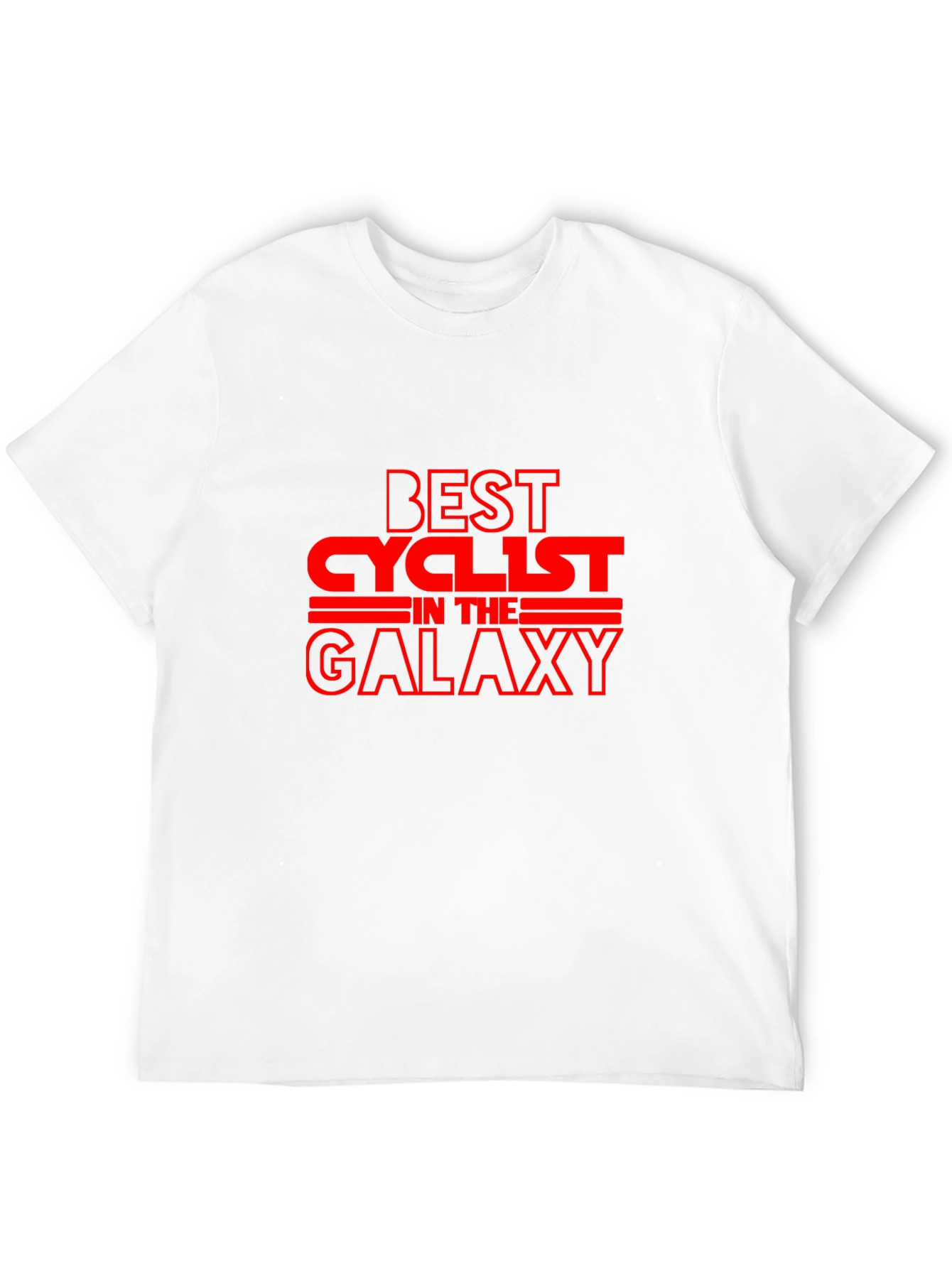 Best Cyclist in the Galaxy Black T-Shirt