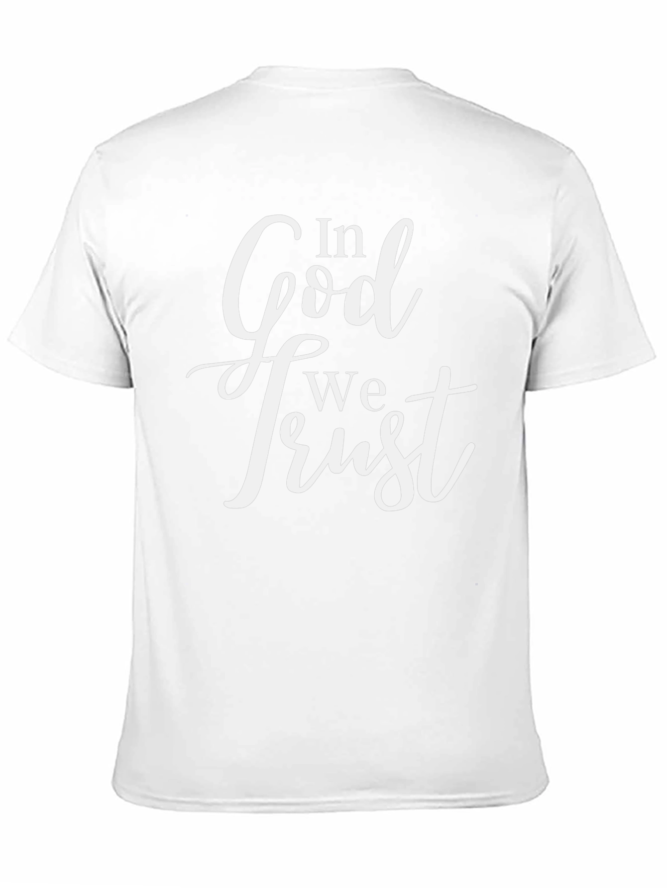 In God We Trust Black Graphic Tee