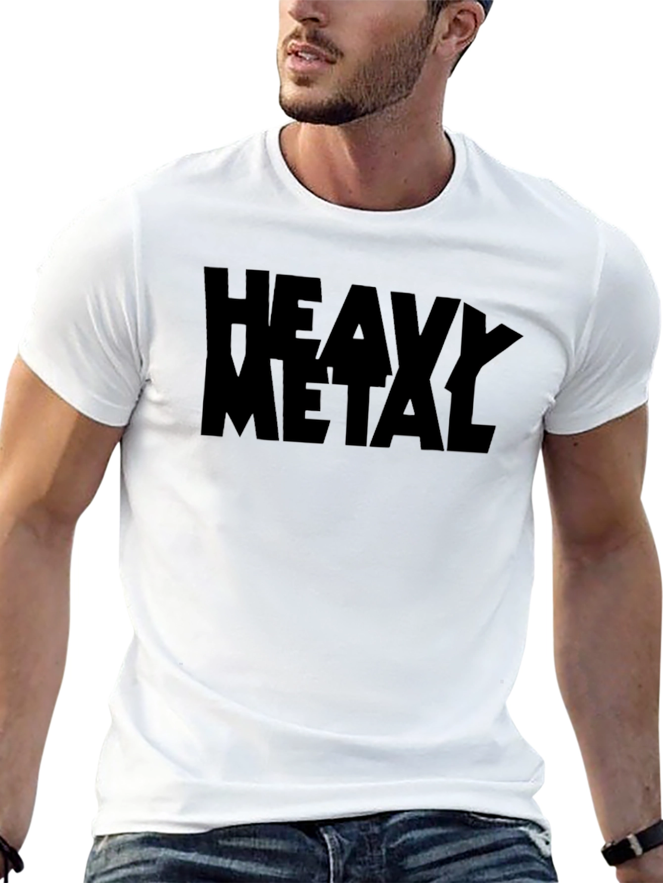 Heavy Metal Graphic Black T-Shirt