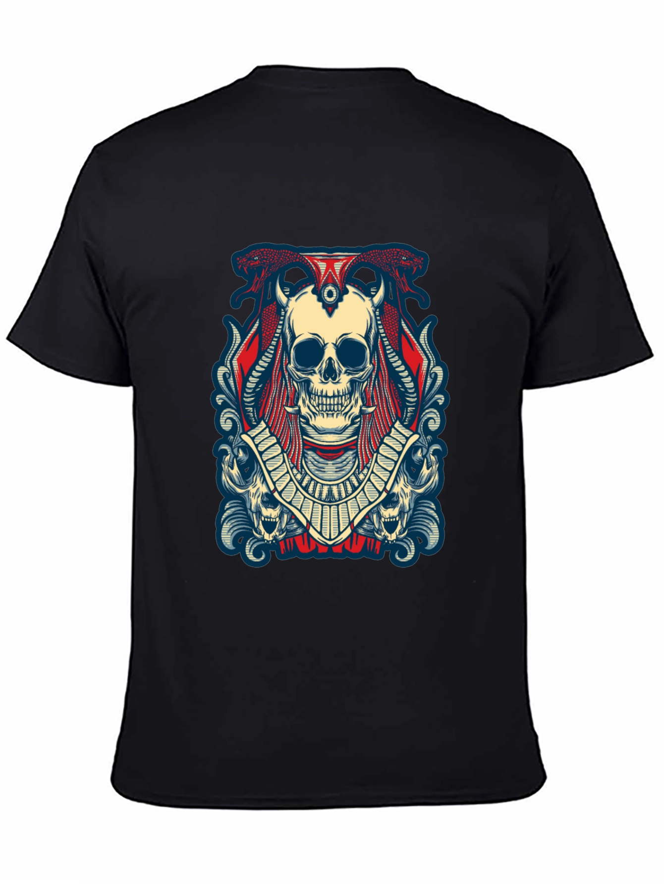 Skull Graphic Black Tee Shirt