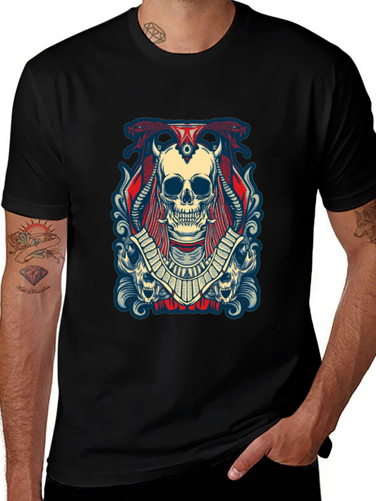 Skull Graphic Black Tee Shirt