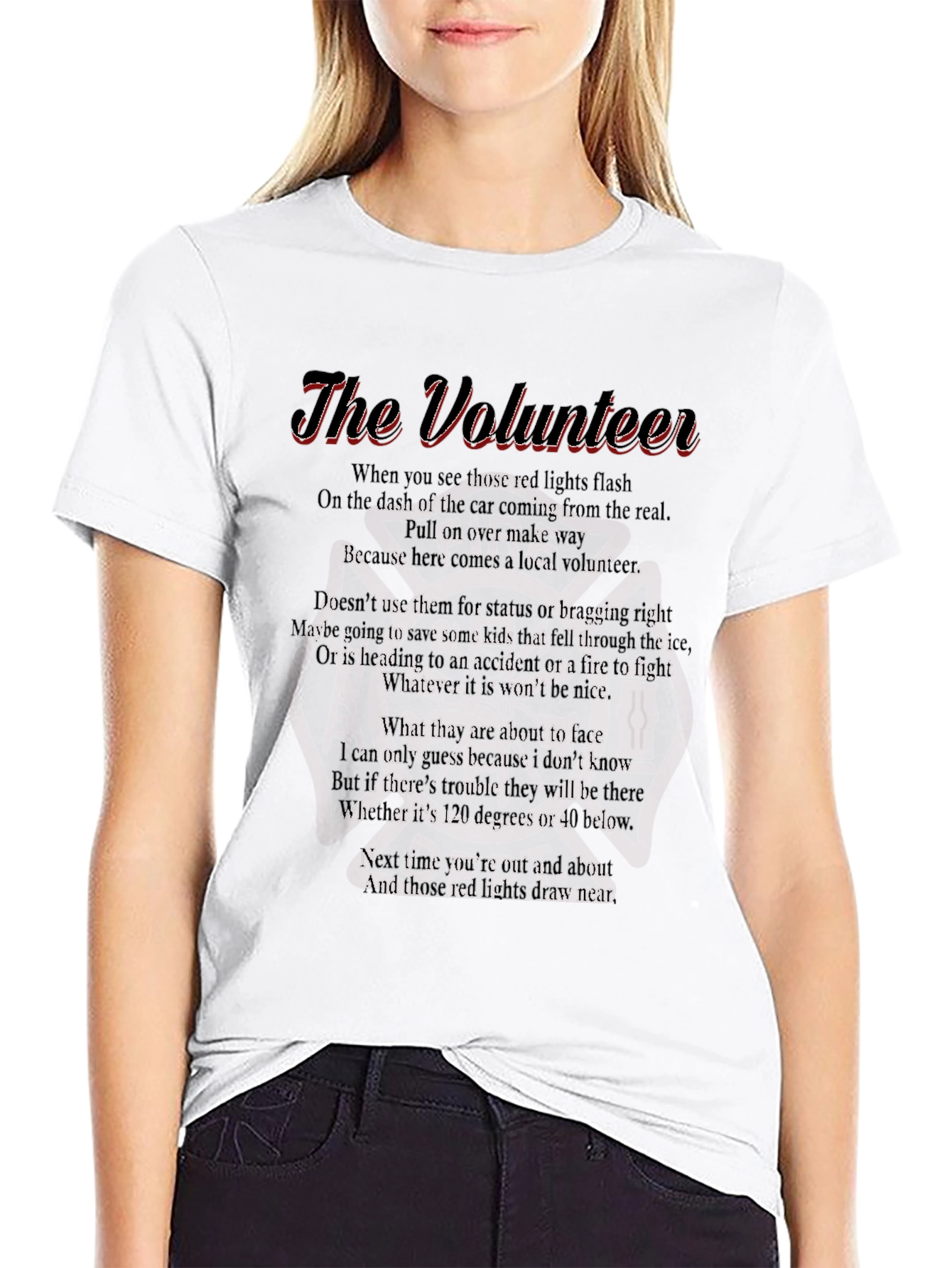 The Volunteer Poem Graphic Tee