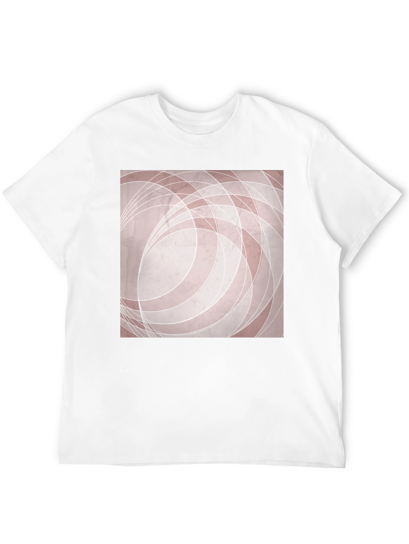 Modern Abstract Graphic Tee - Black Cotton Blend Shirt
