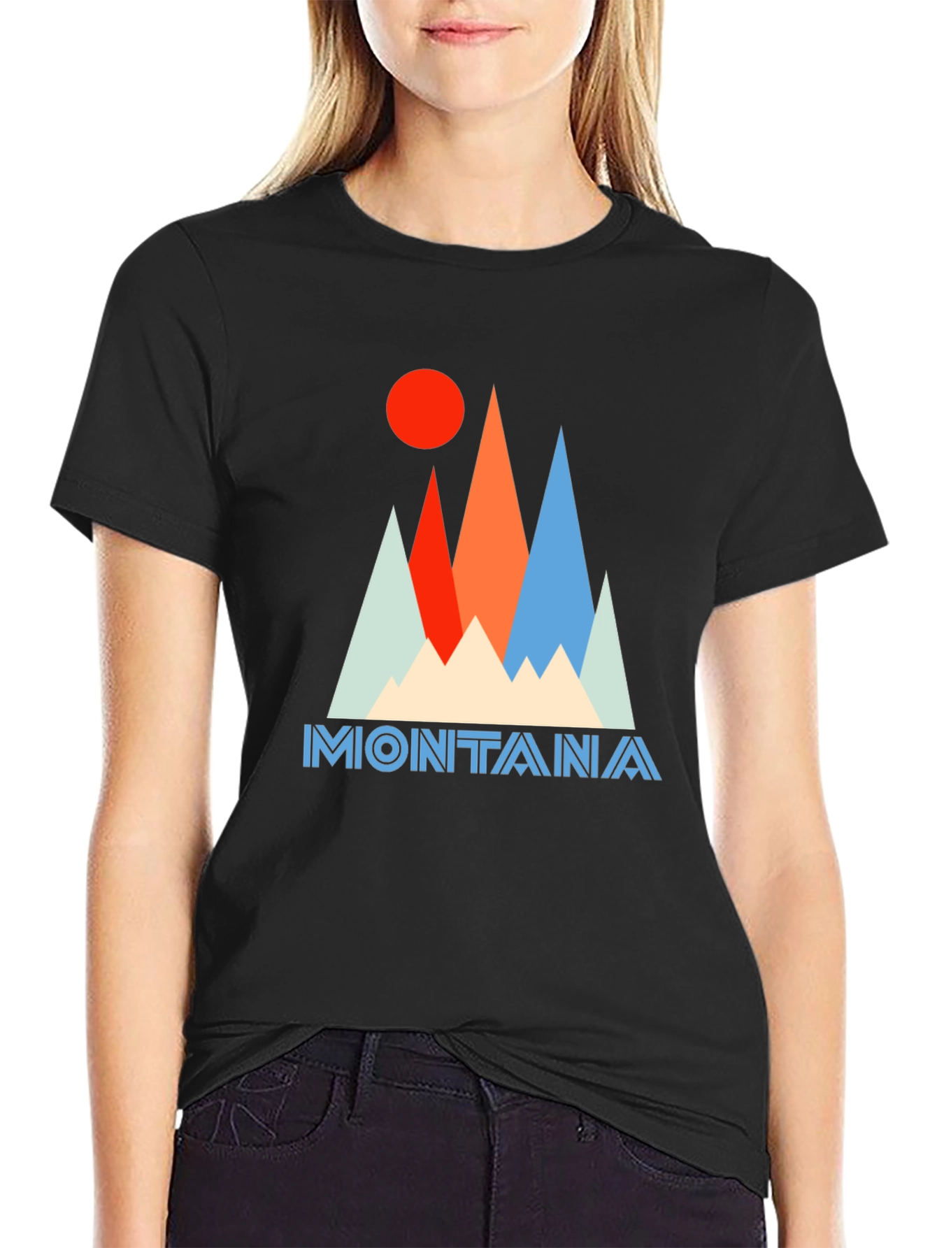 Montana Graphic Tee - Mountainscape Design