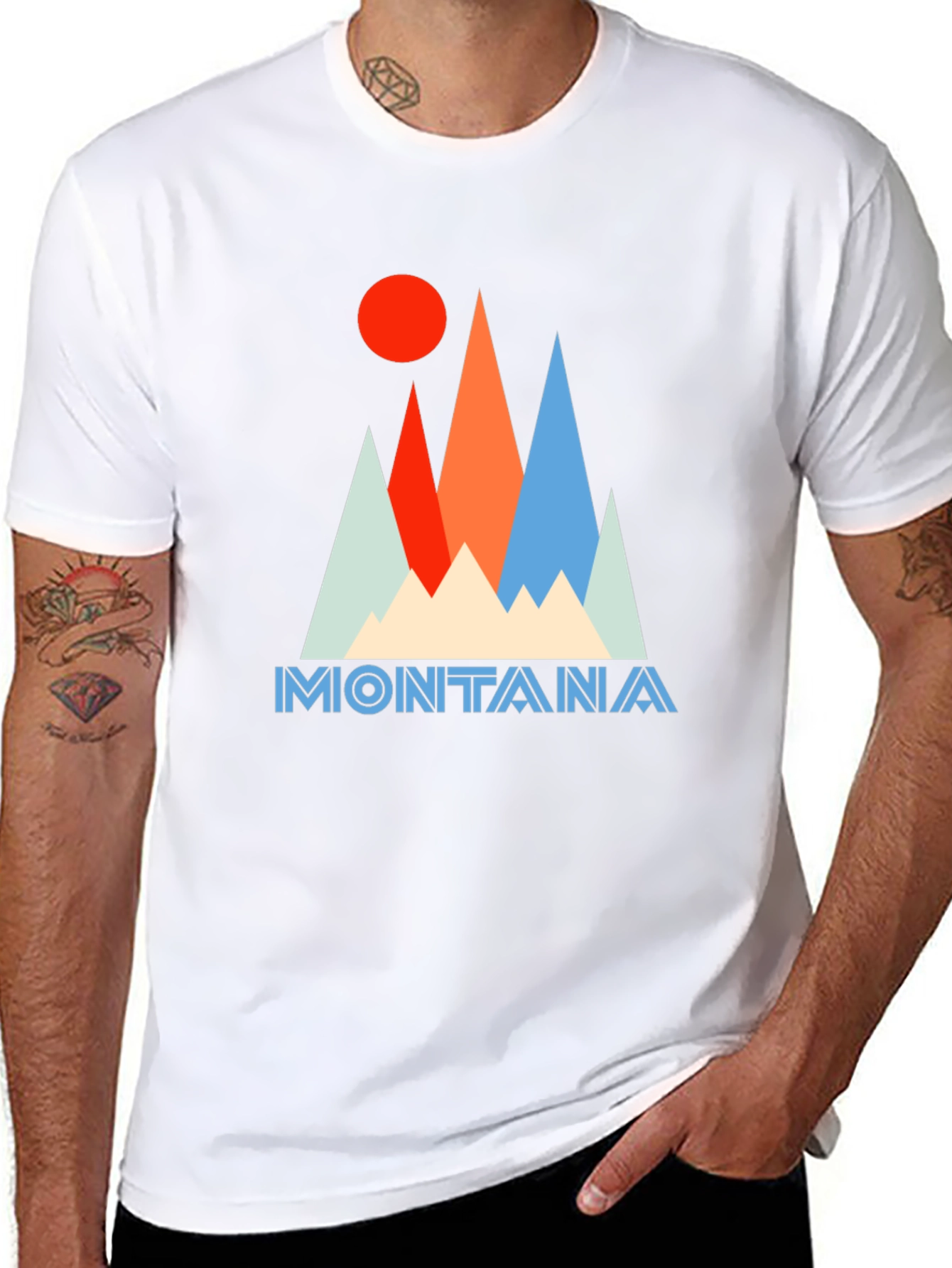 Montana Graphic Tee - Mountainscape Design