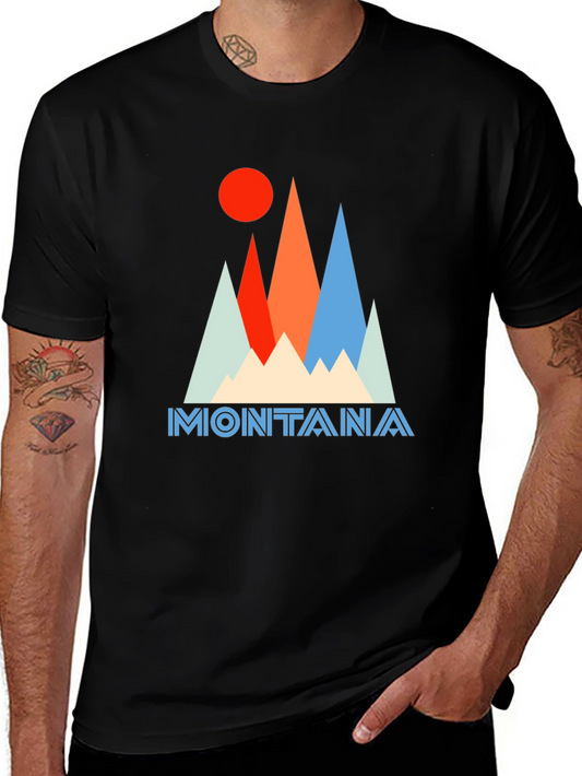 Montana Graphic Tee - Mountainscape Design