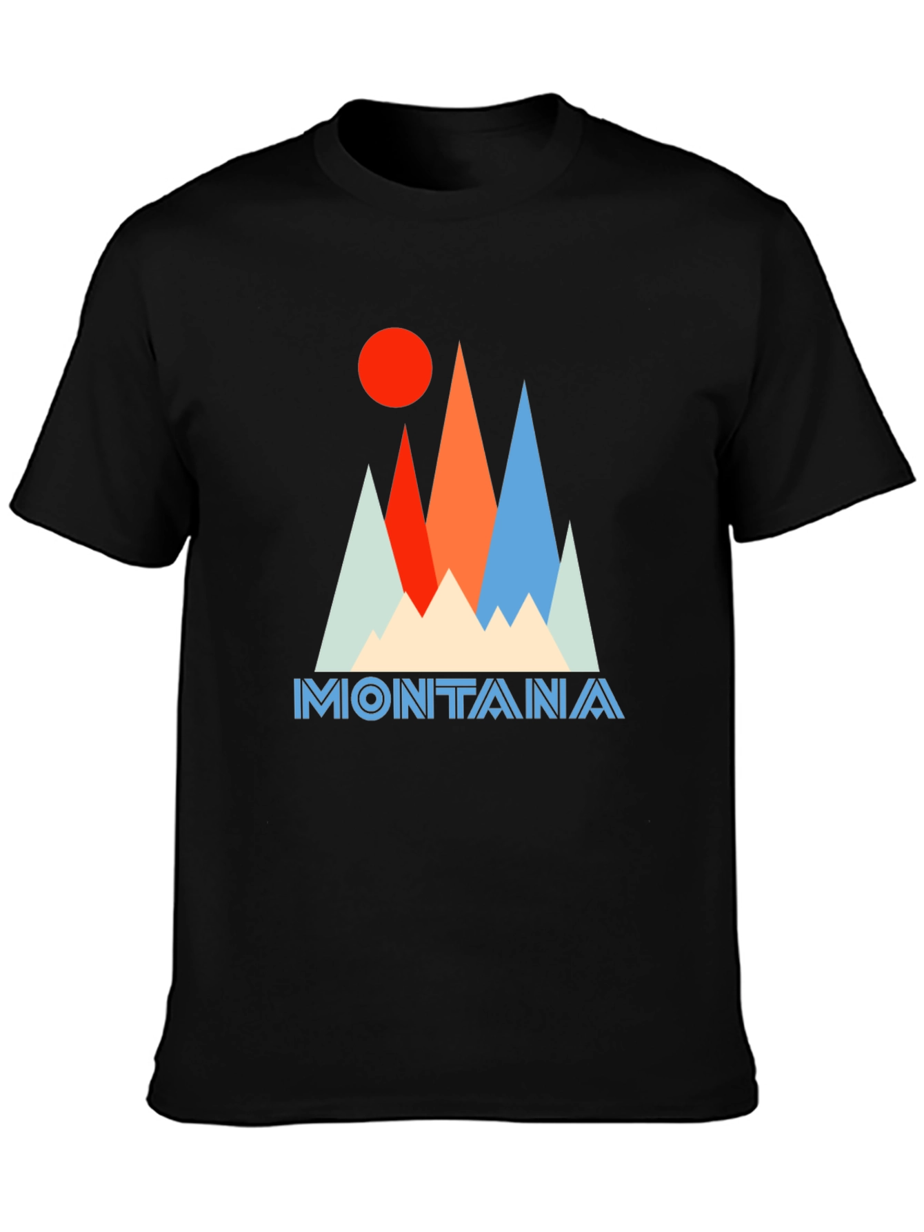 Montana Graphic Tee - Mountainscape Design