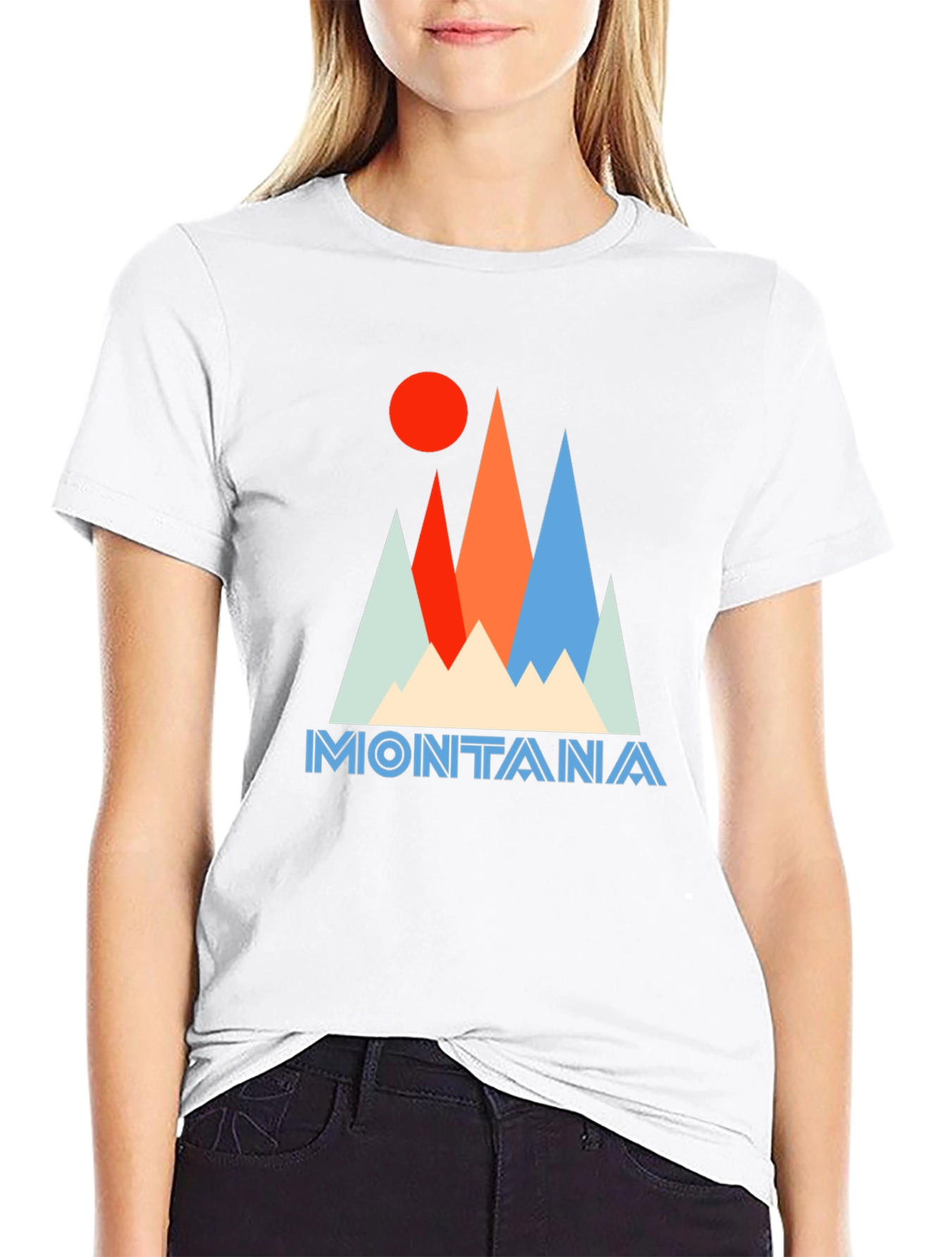 Montana Graphic Tee - Mountainscape Design