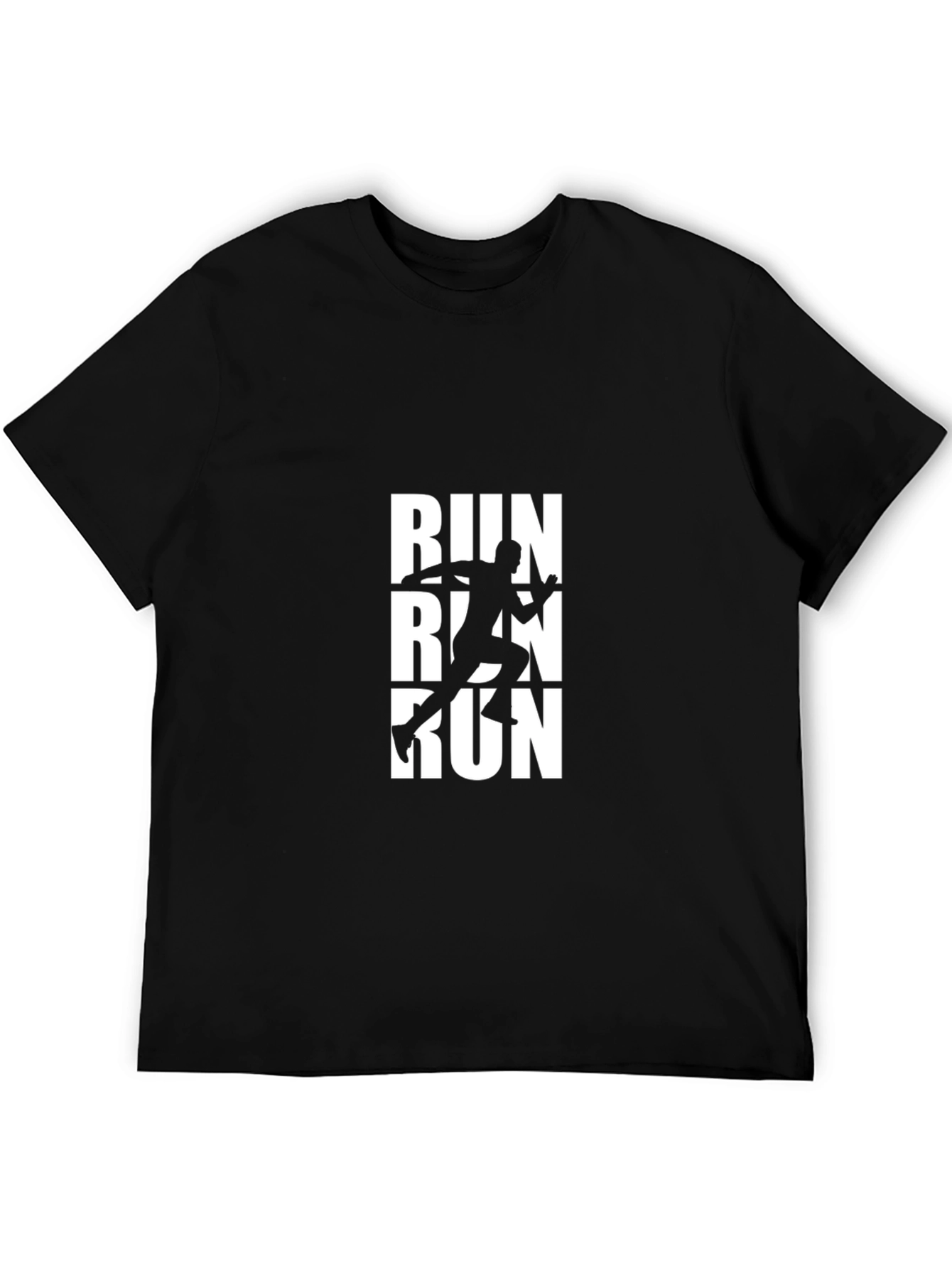 Run Graphic Black T-Shirt