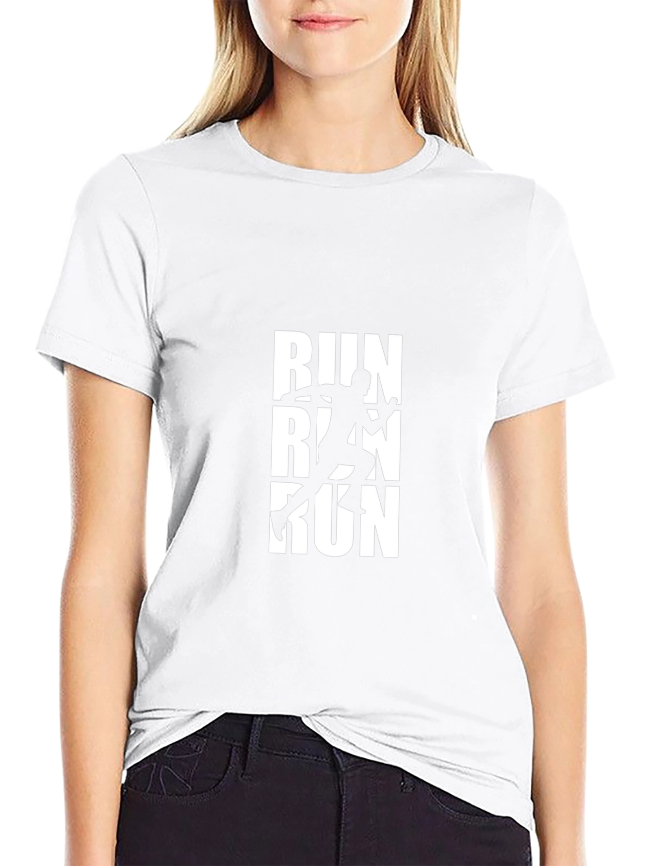 Run Graphic Black T-Shirt