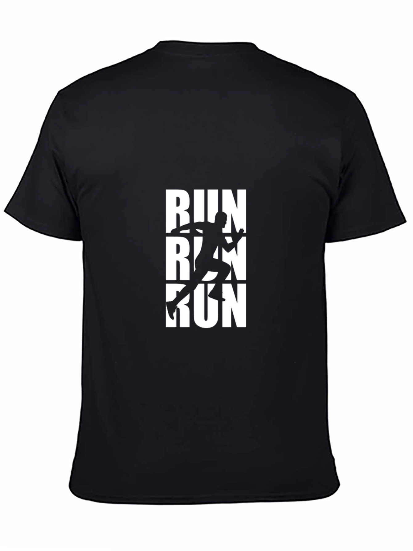Run Graphic Black T-Shirt