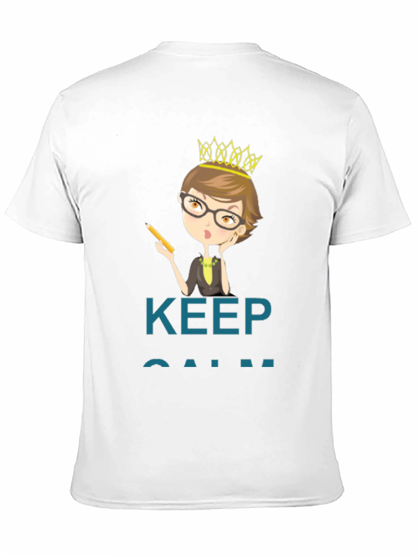 Keep Calm Teacher Queen T-Shirt