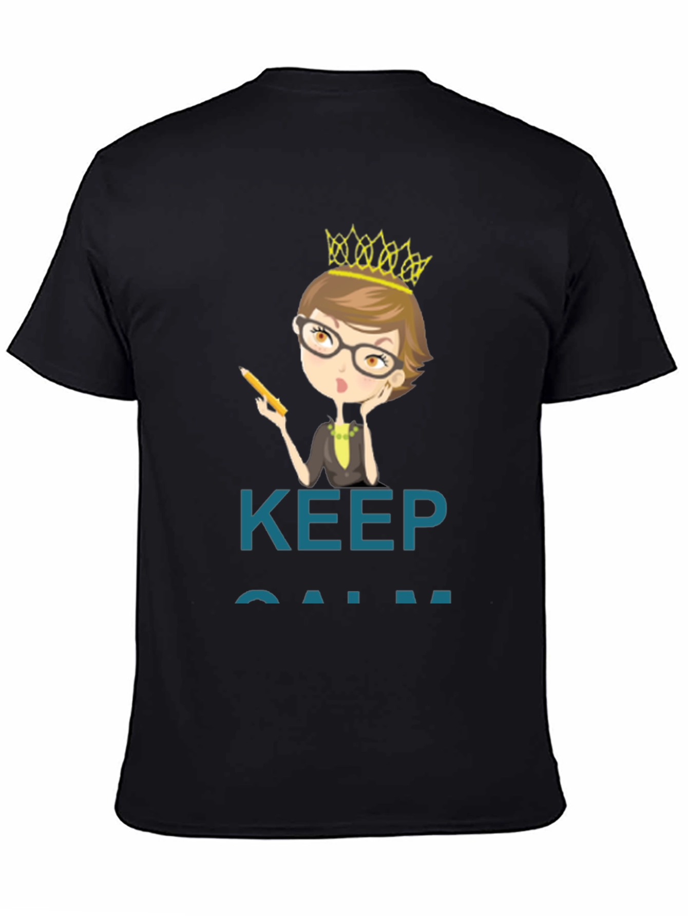 Keep Calm Teacher Queen T-Shirt