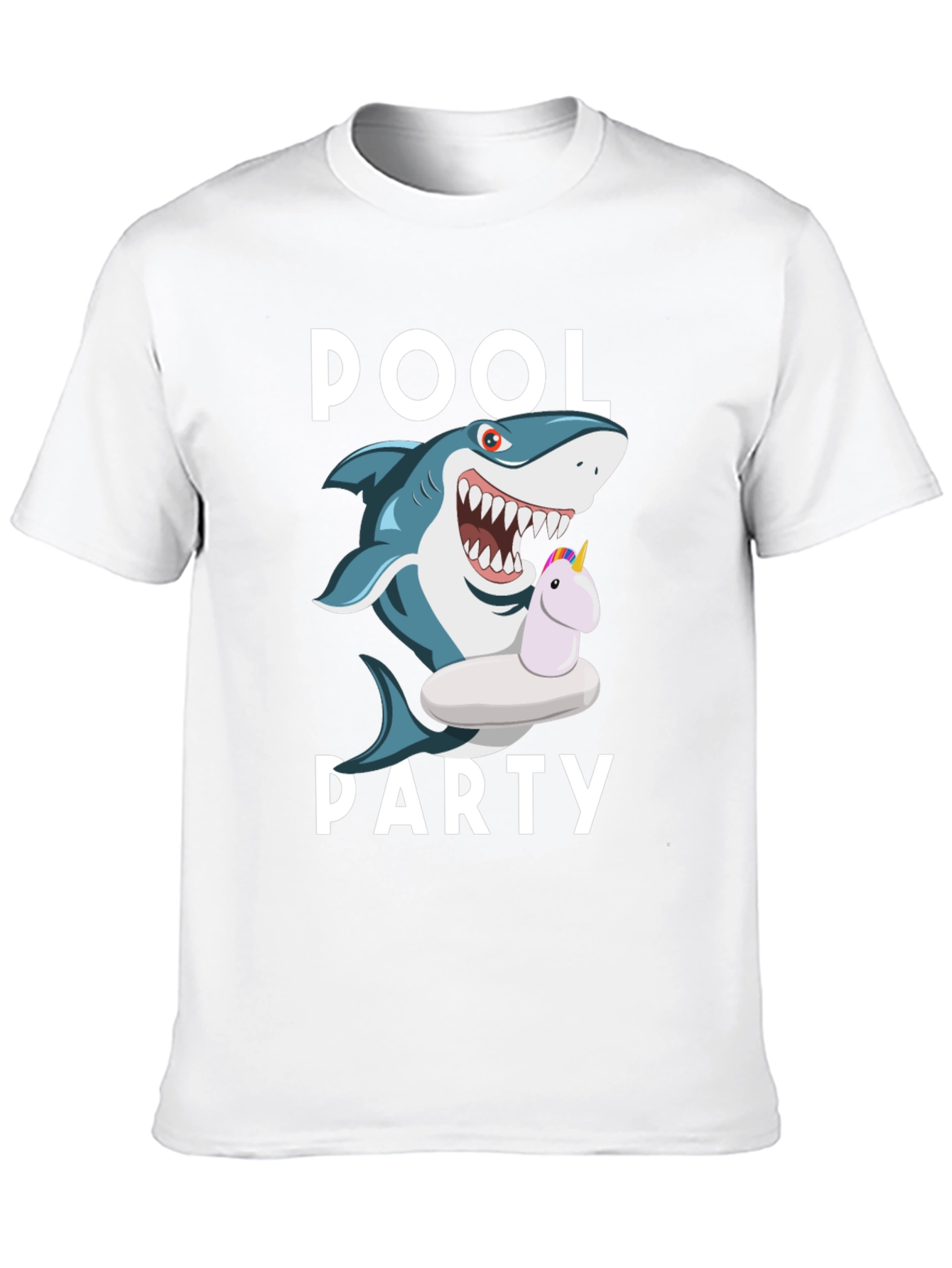 Pool Party Shark Graphic T-Shirt