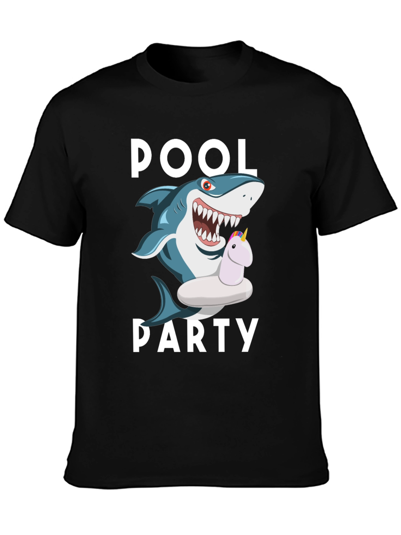 Pool Party Shark Graphic T-Shirt