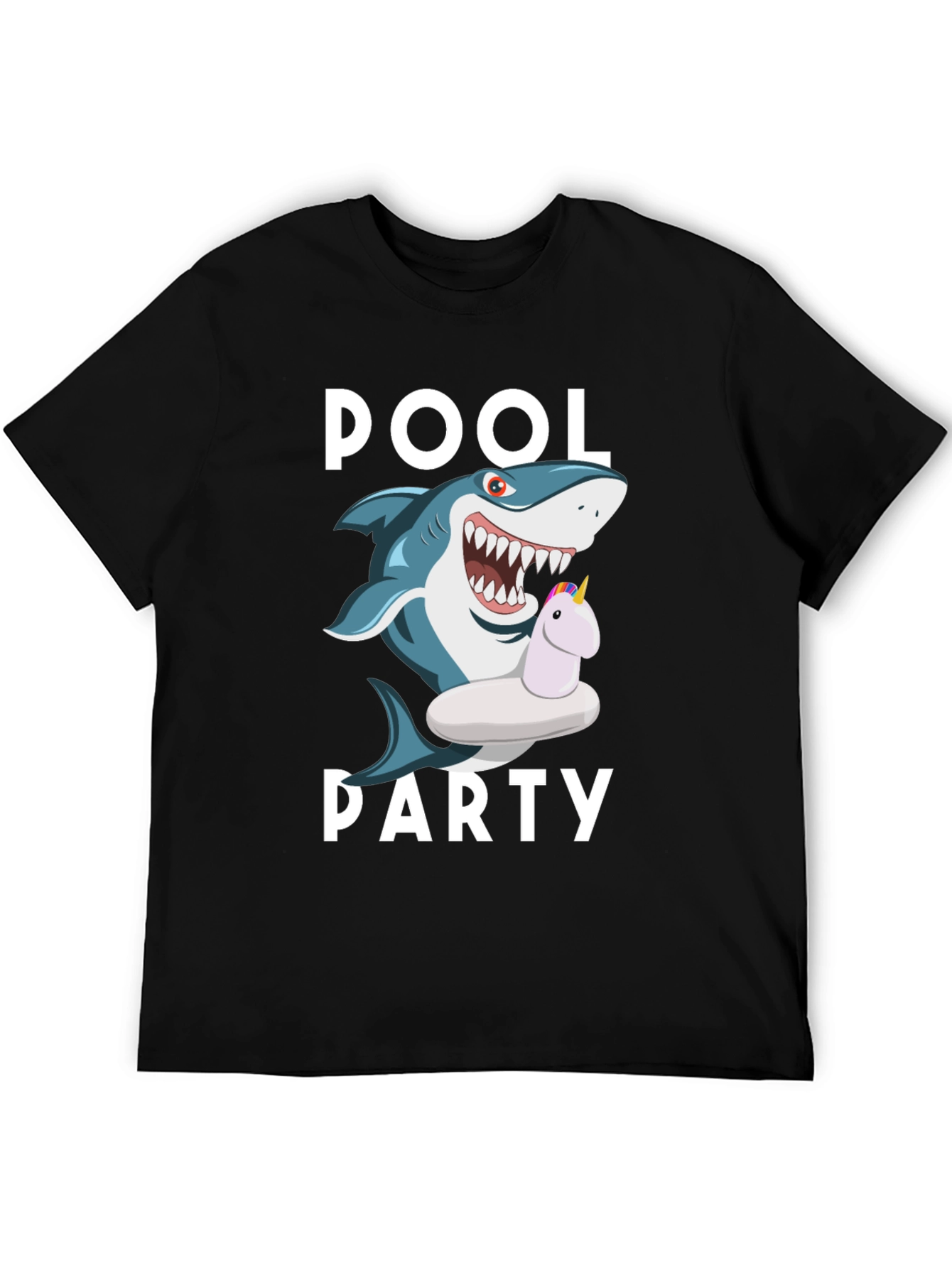 Pool Party Shark Graphic T-Shirt