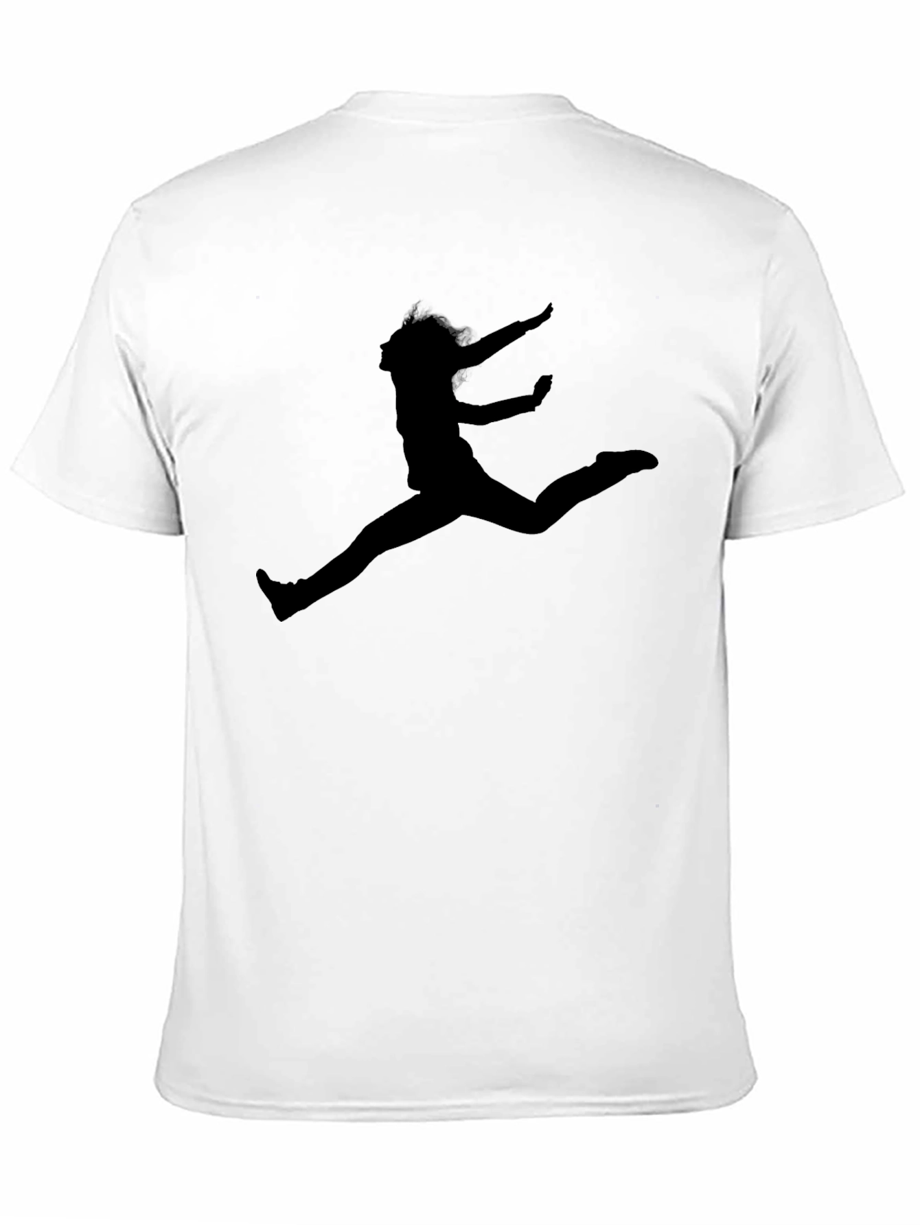 Silhouette Jumper Graphic Black T-Shirt