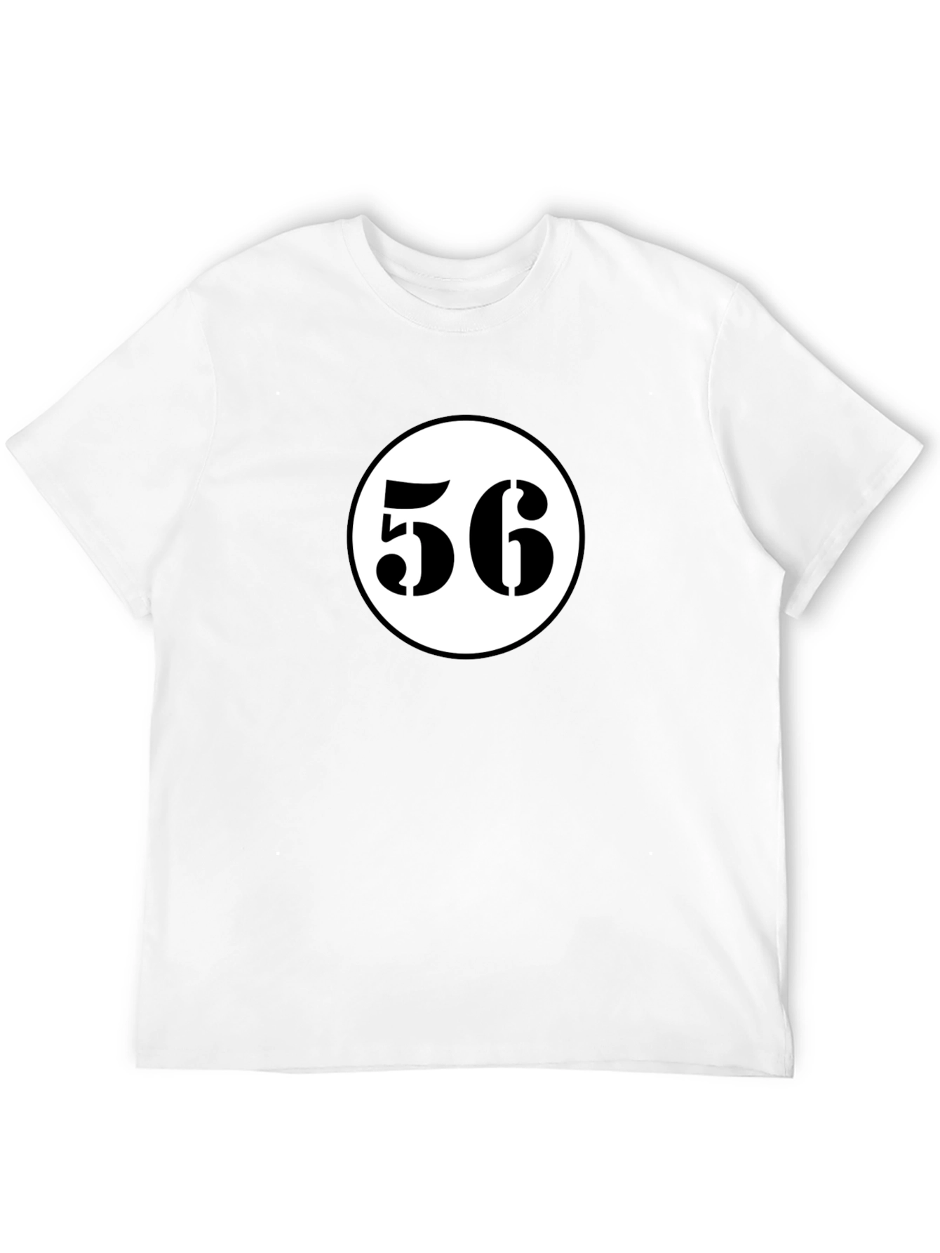 Retro Racing Number 56 Black T-Shirt
