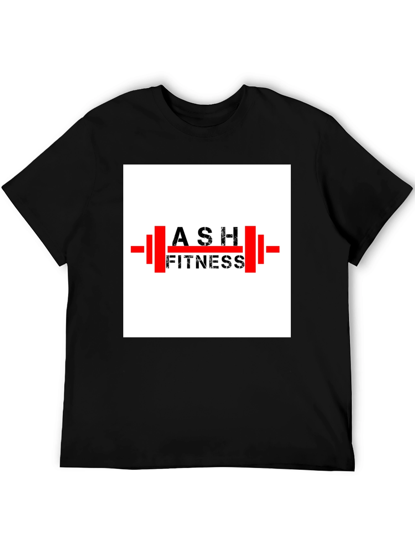 ASH Fitness Black T-Shirt