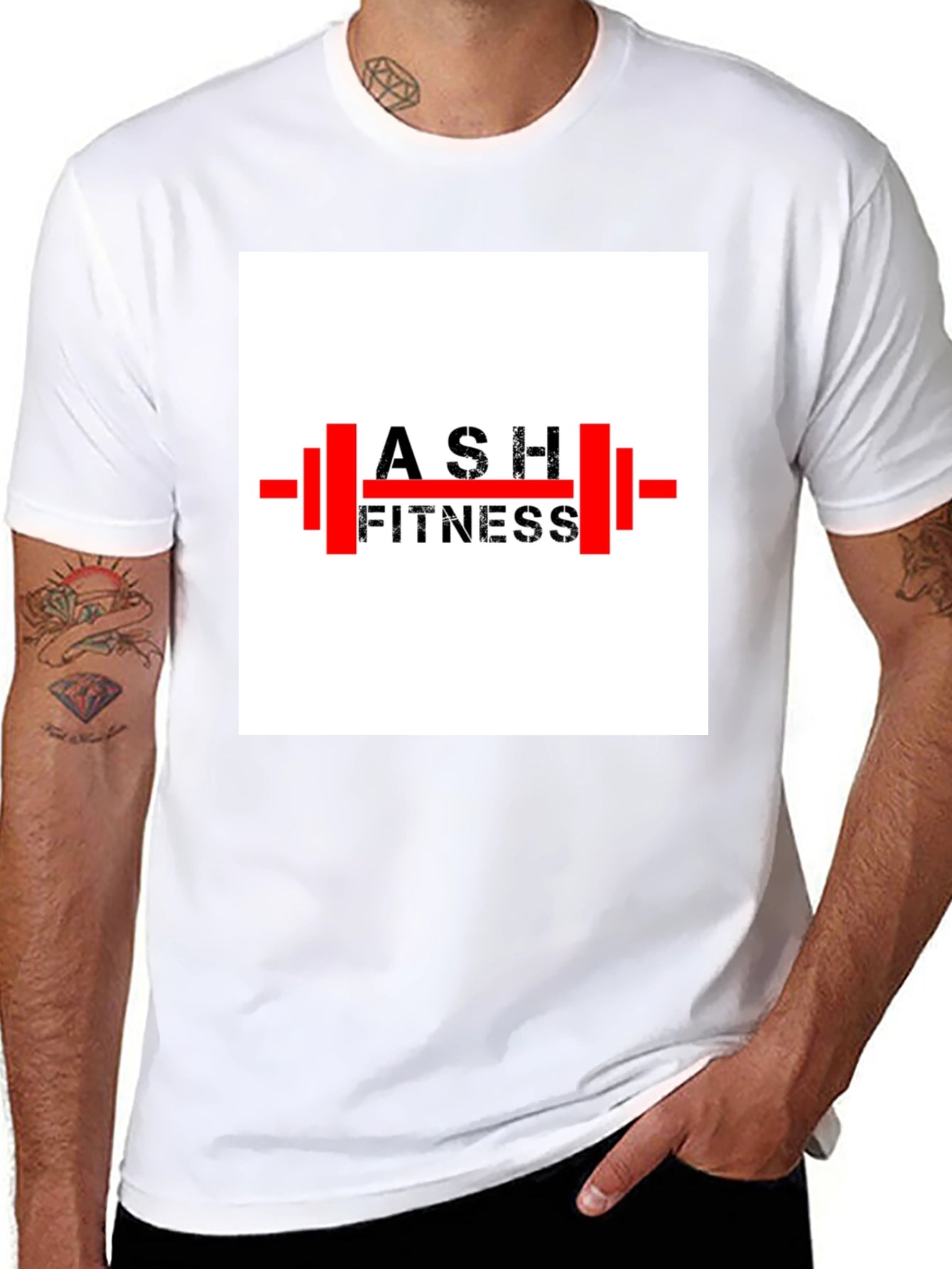 ASH Fitness Black T-Shirt
