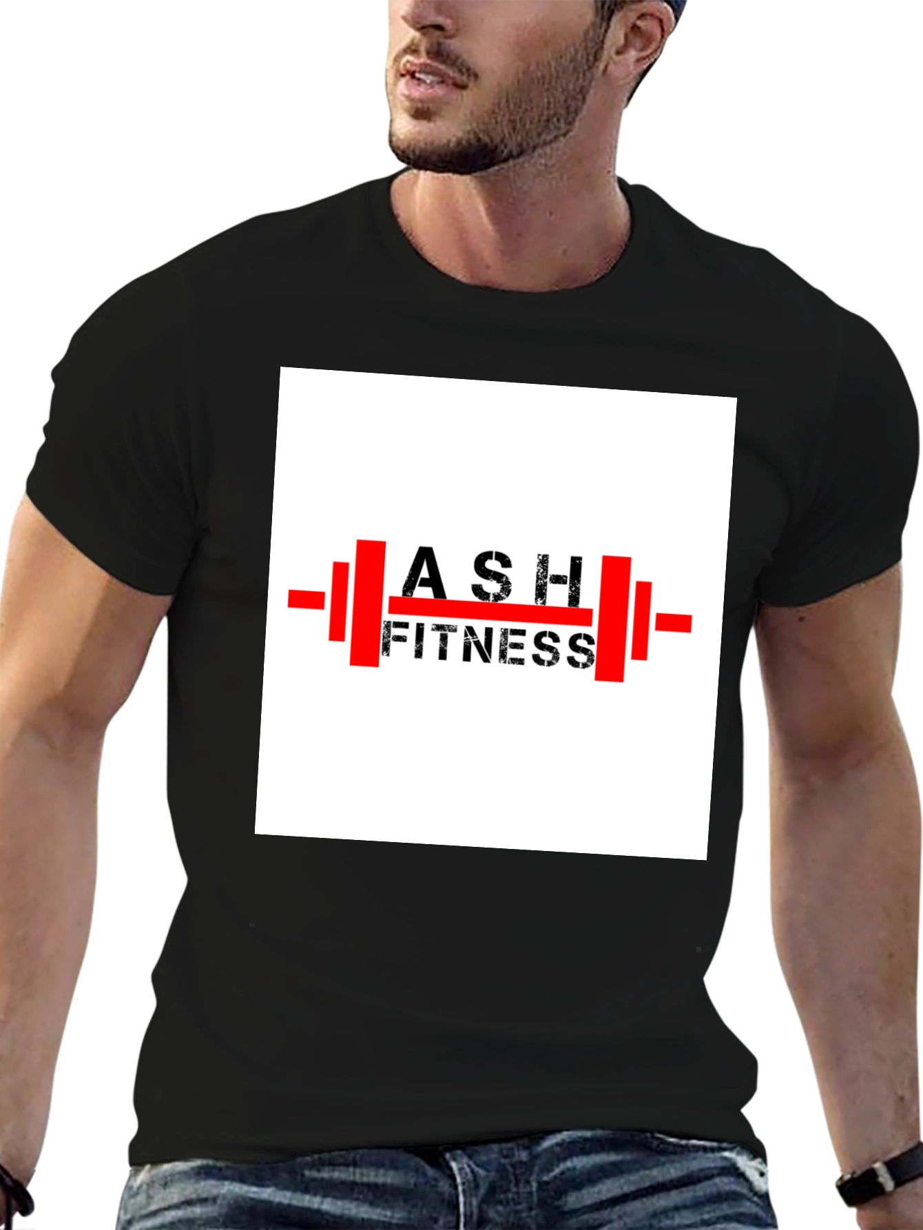 ASH Fitness Black T-Shirt