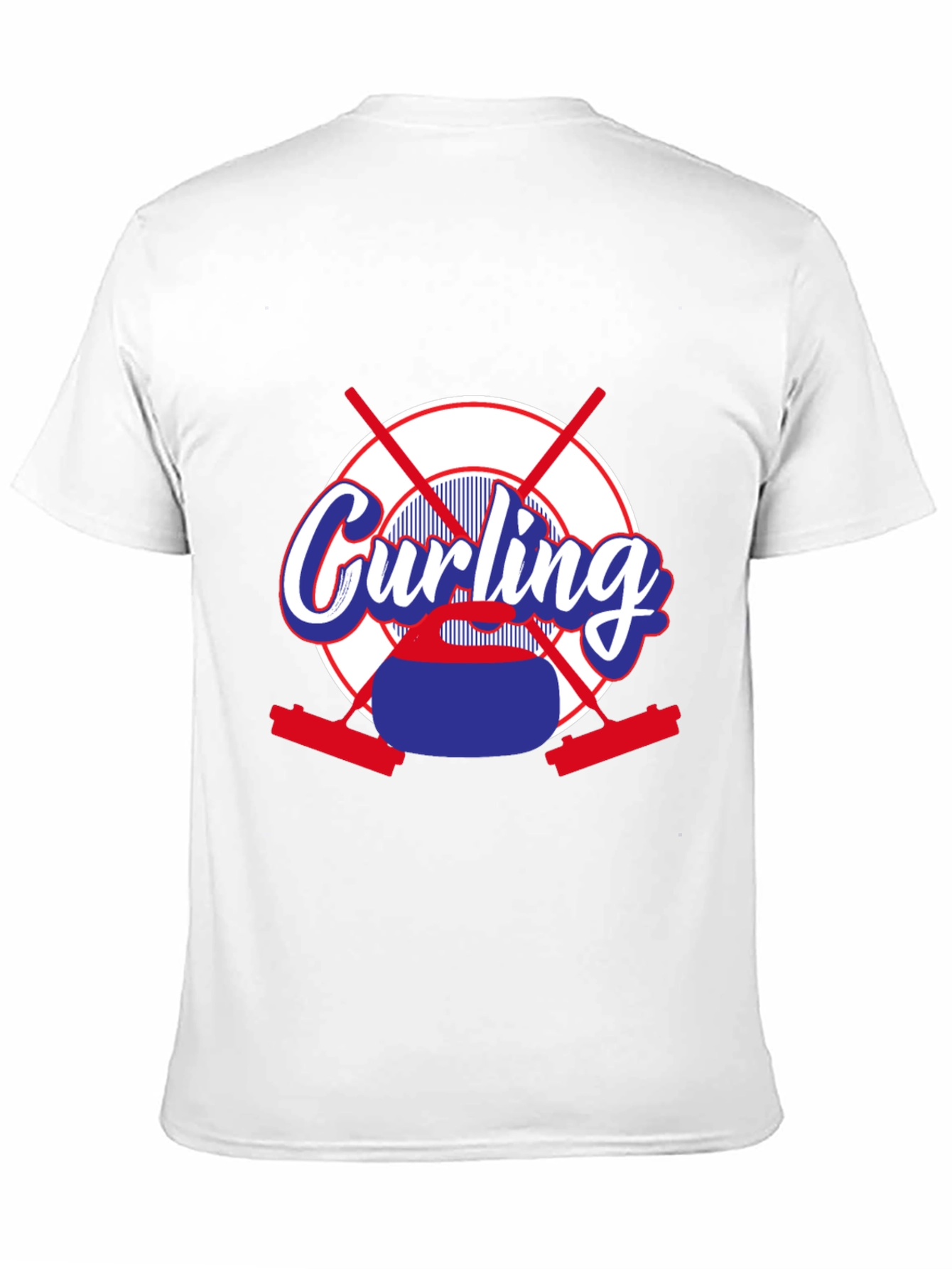 Curling Sport T-Shirt - Novelty Graphic Tee