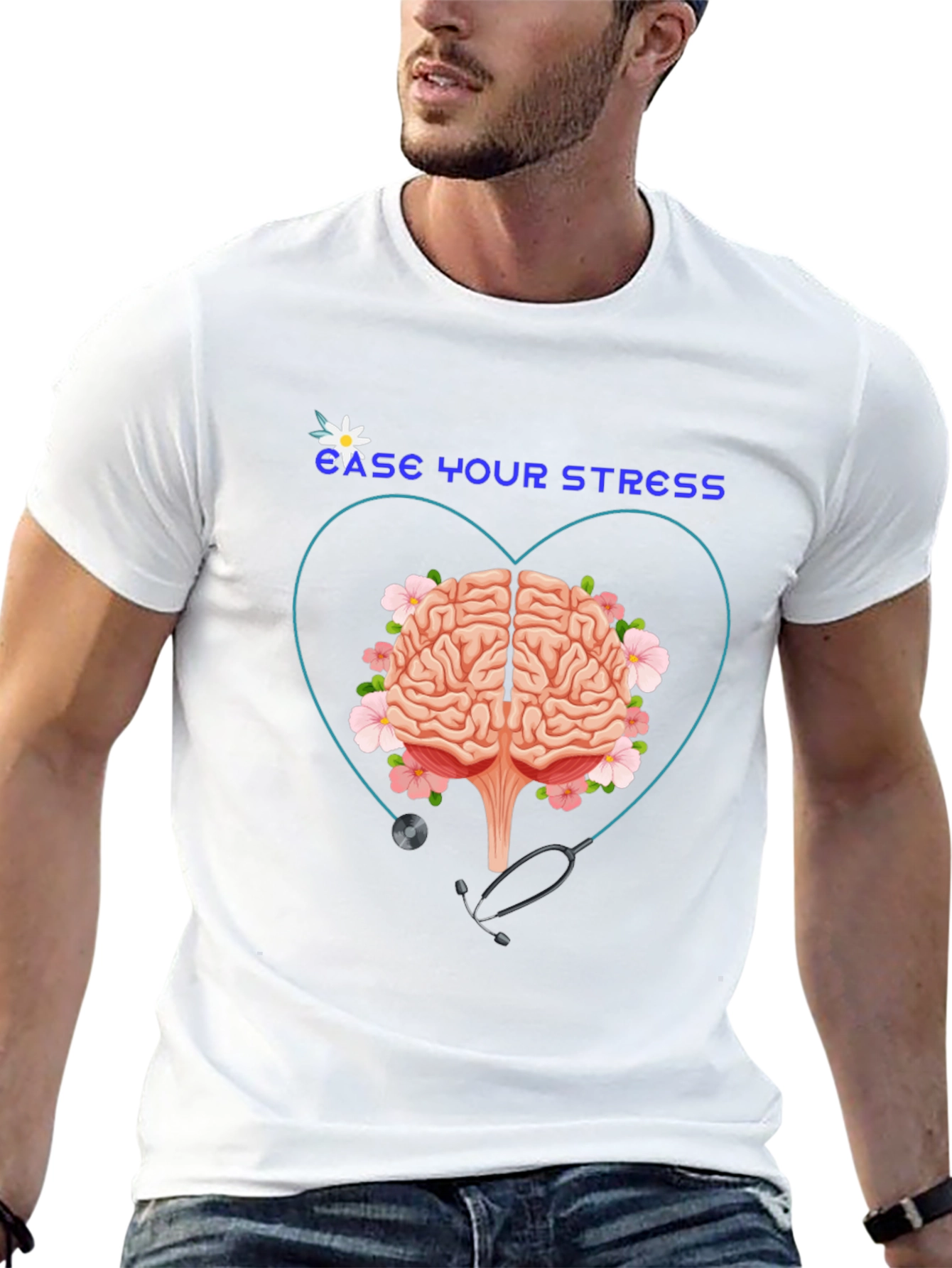 Ease Your Stress Graphic T-Shirt