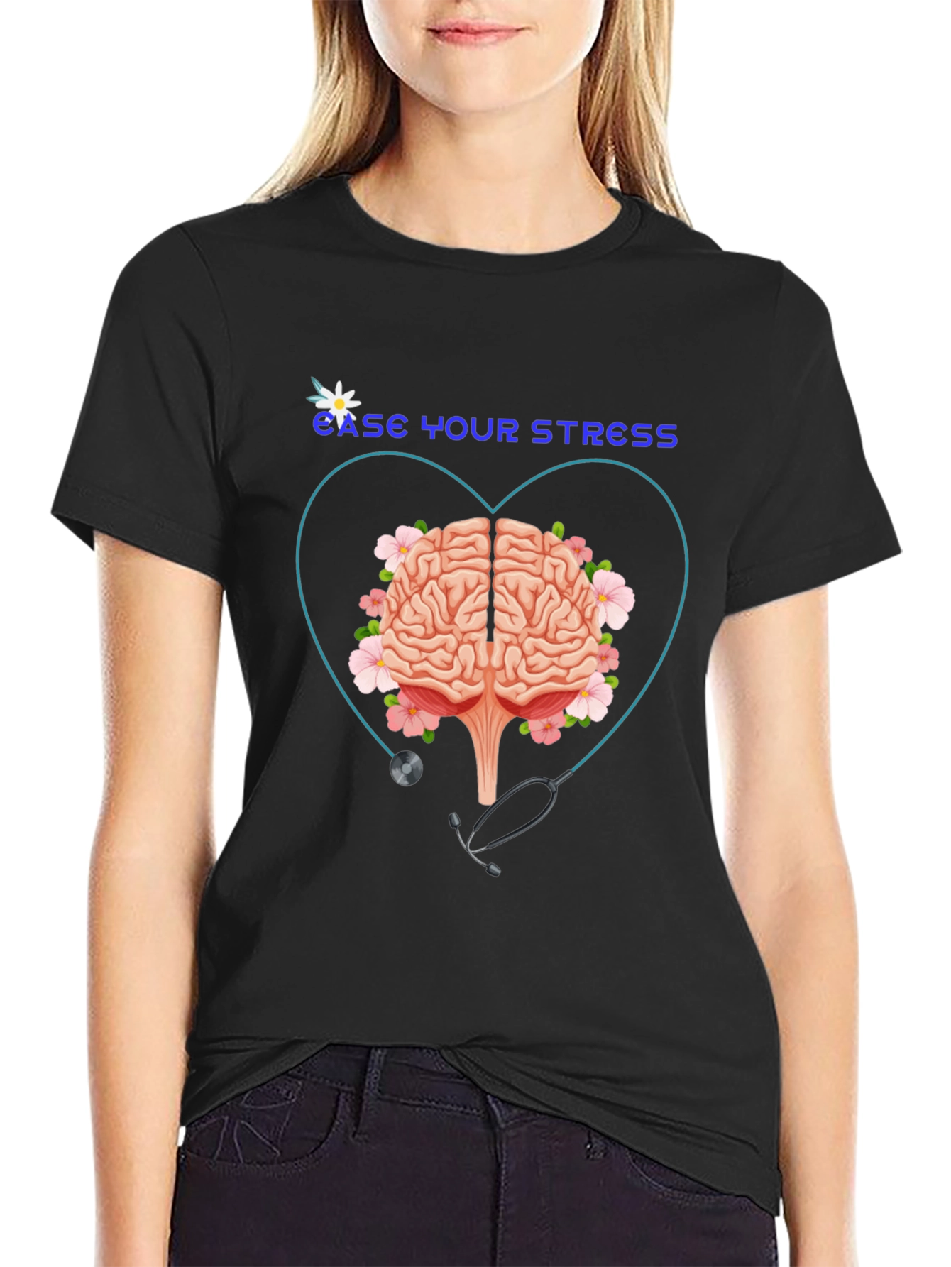 Ease Your Stress Graphic T-Shirt