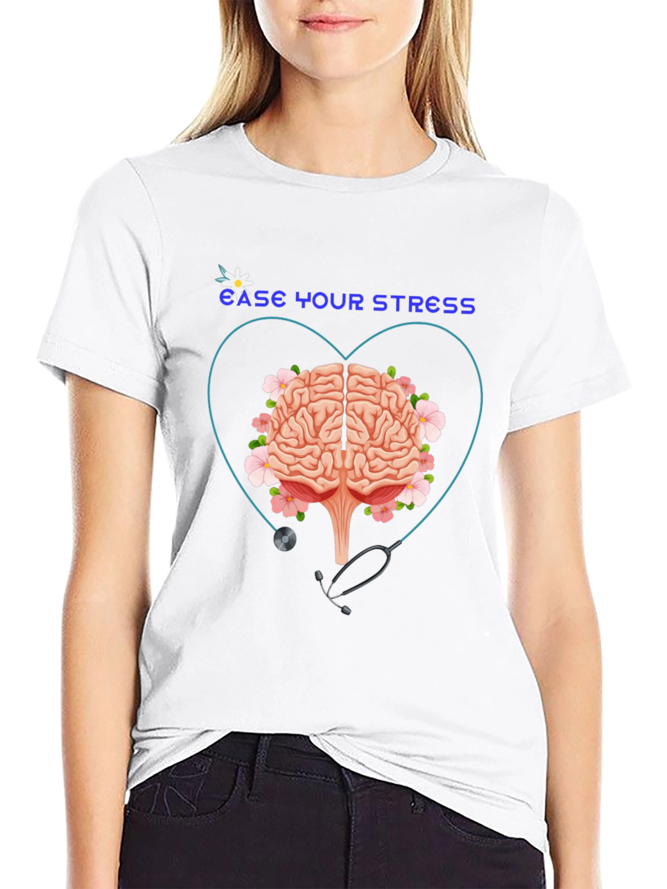 Ease Your Stress Graphic T-Shirt