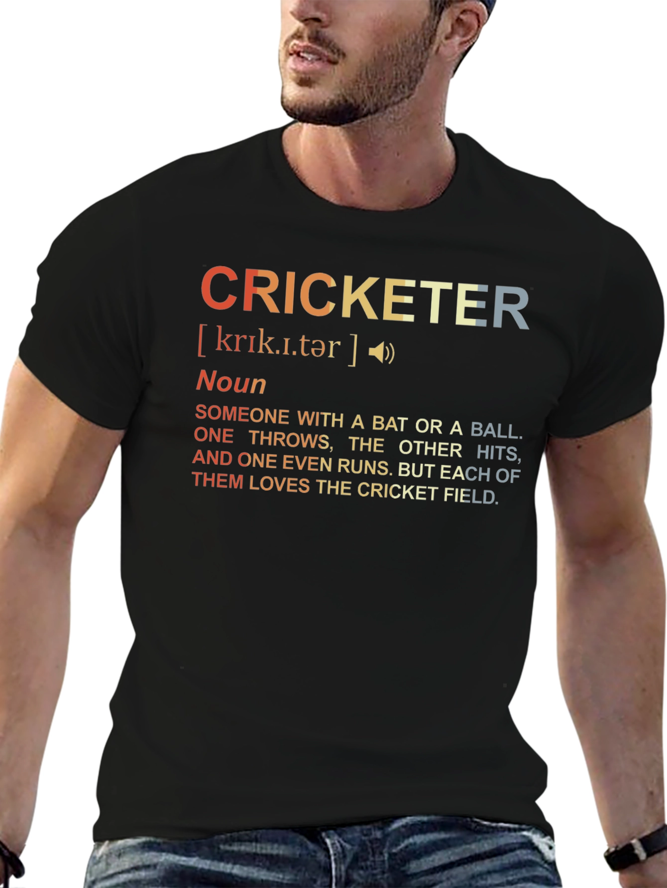 Cricketer Definition T-Shirt
