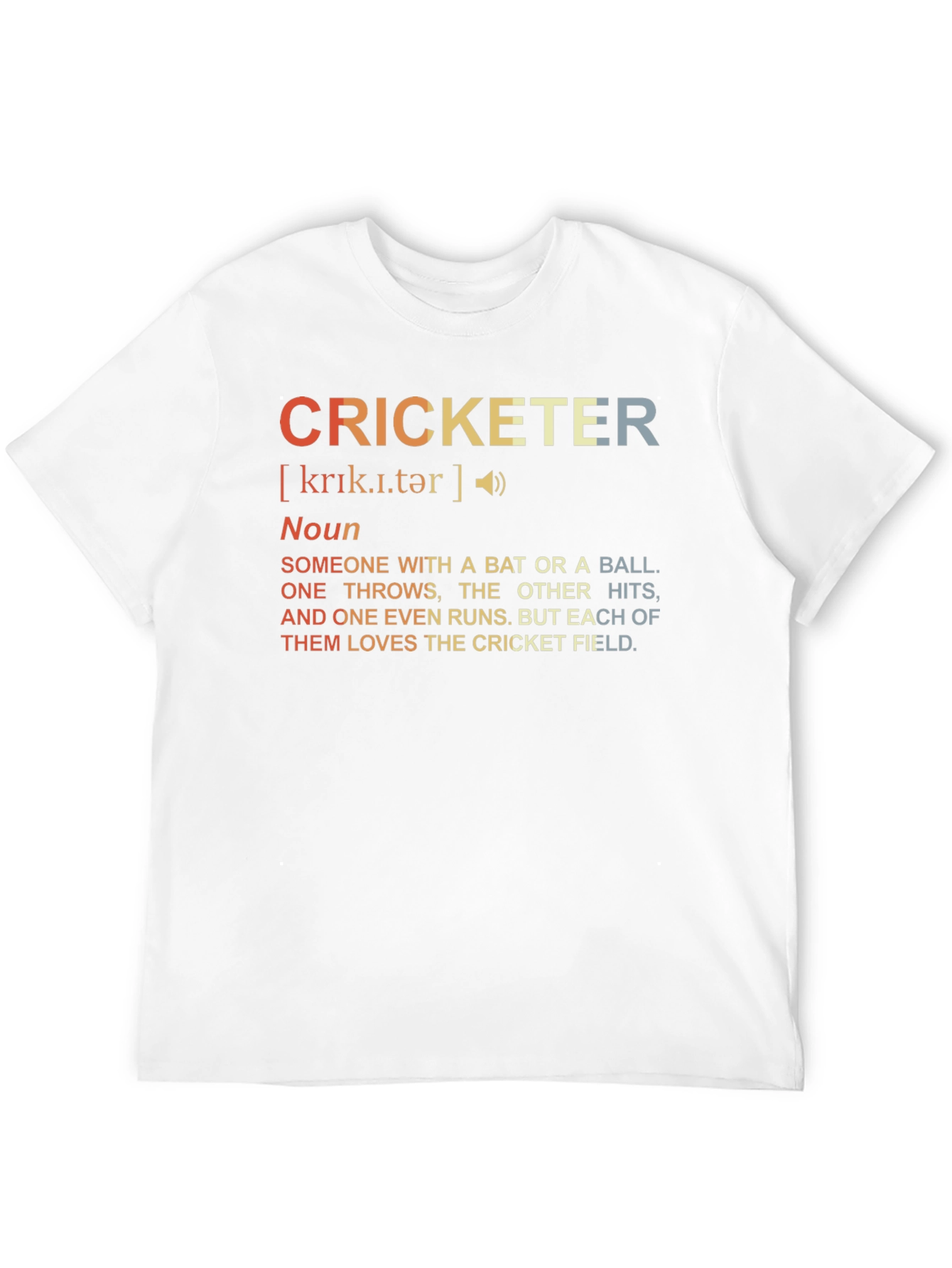 Cricketer Definition T-Shirt